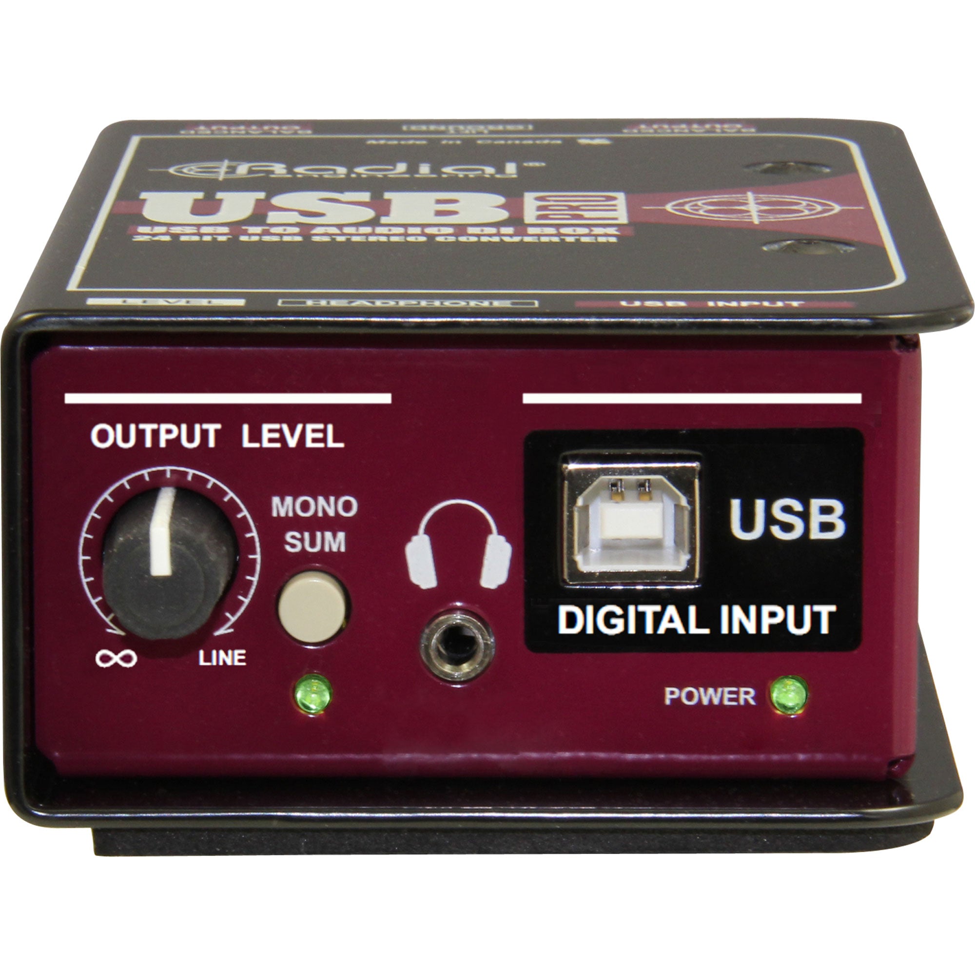 Radial Engineering USB-Pro Stereo USB Laptop Direct Box