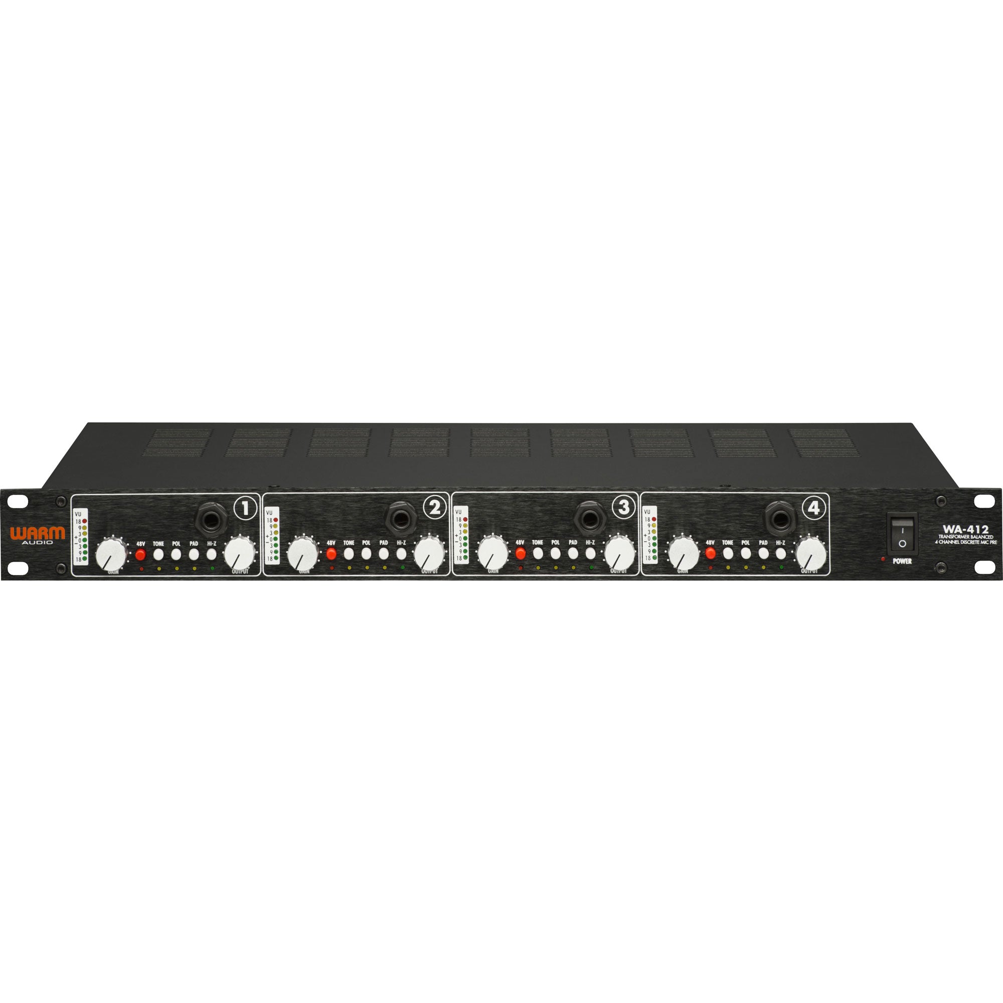 Warm Audio WA-412 Four Channel Microphone Preamp