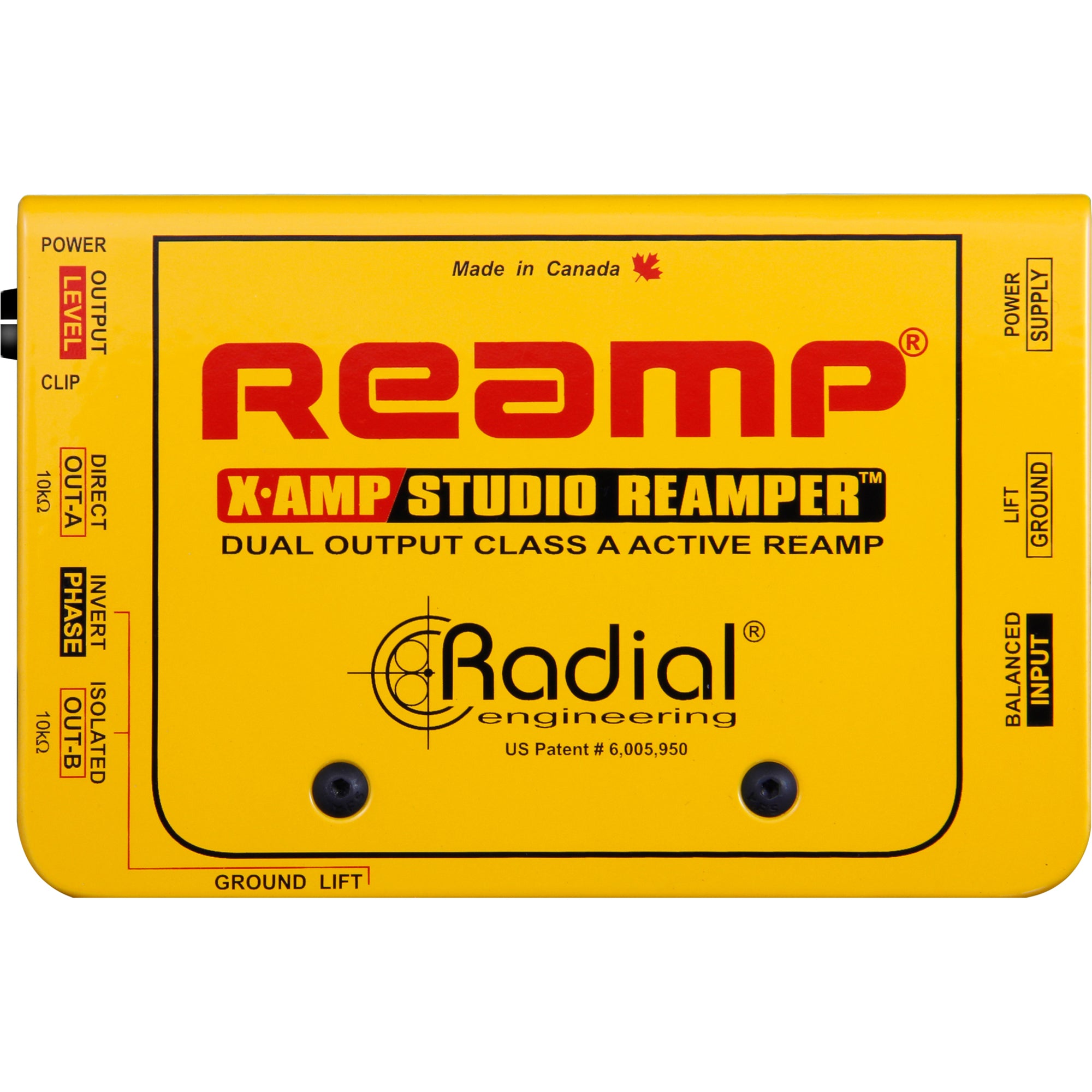 Radial Engineering X-Amp Active Re-Amplifying (Reamper) Device