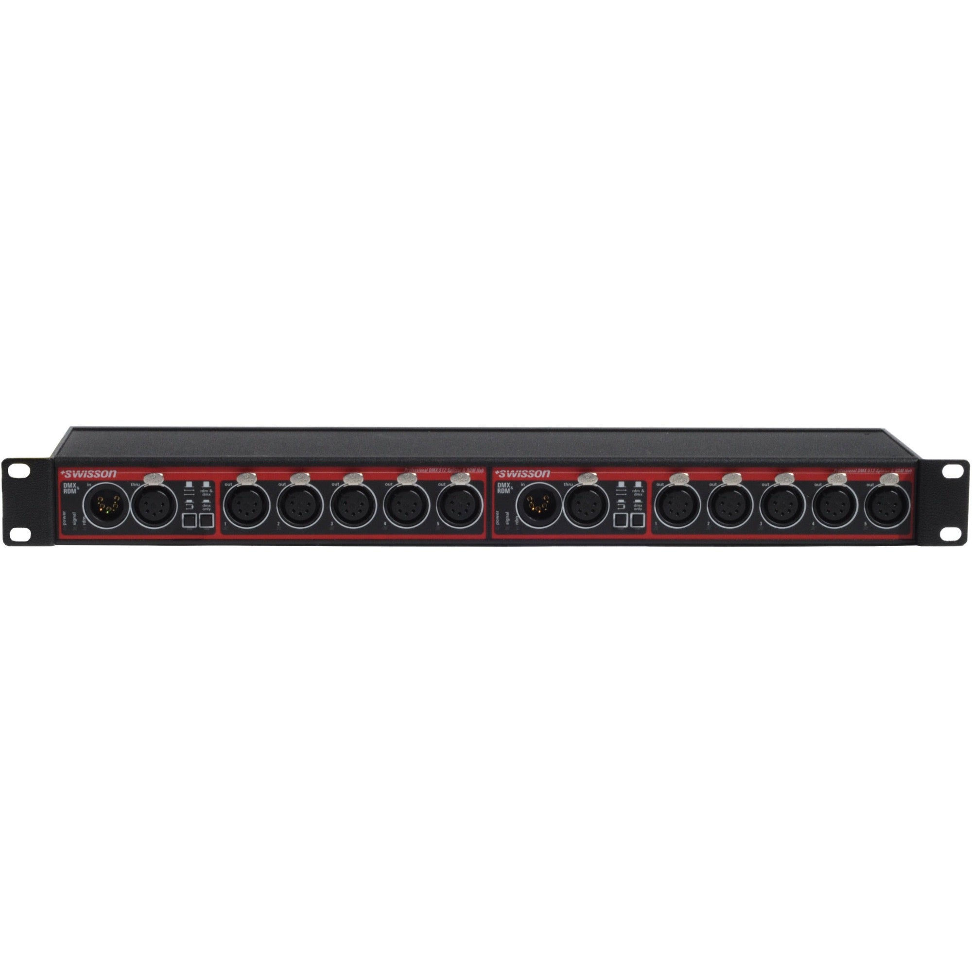 Swisson XSP-5R-5R5-US DMX Splitter (Double Rack Mix)