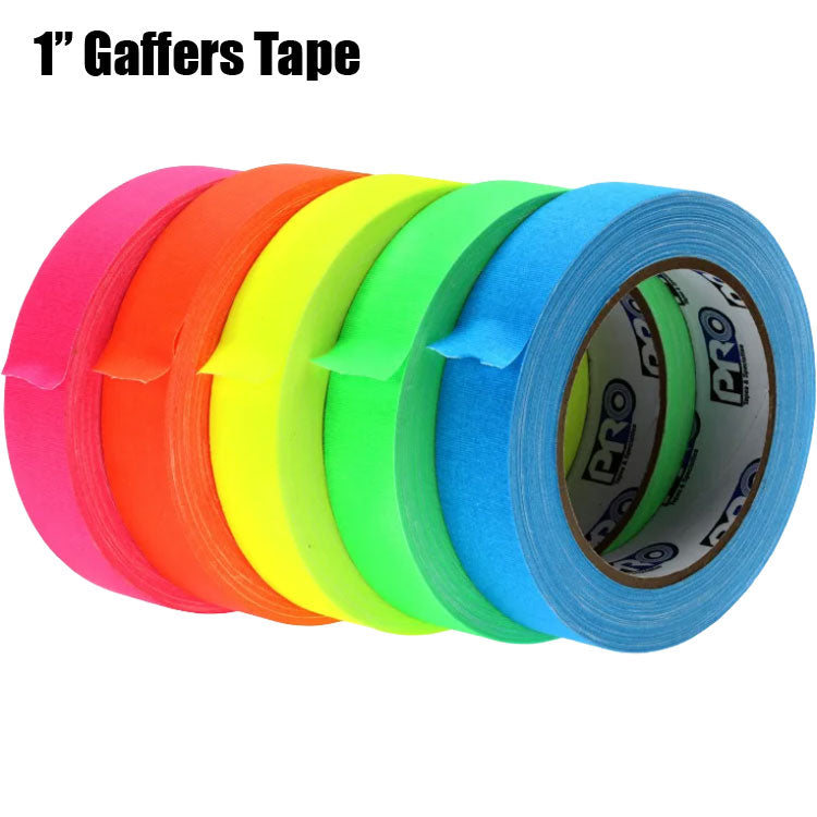 1 inch gaffers tape with many colors available