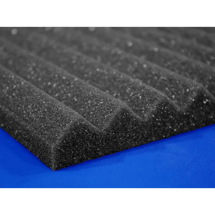 1 inch thick wedge faced acoustical foam in a range of colors and sizes