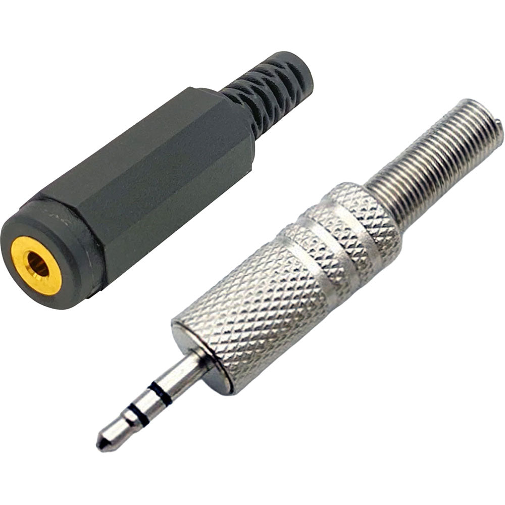 2.5mm sub-mini audio connectors