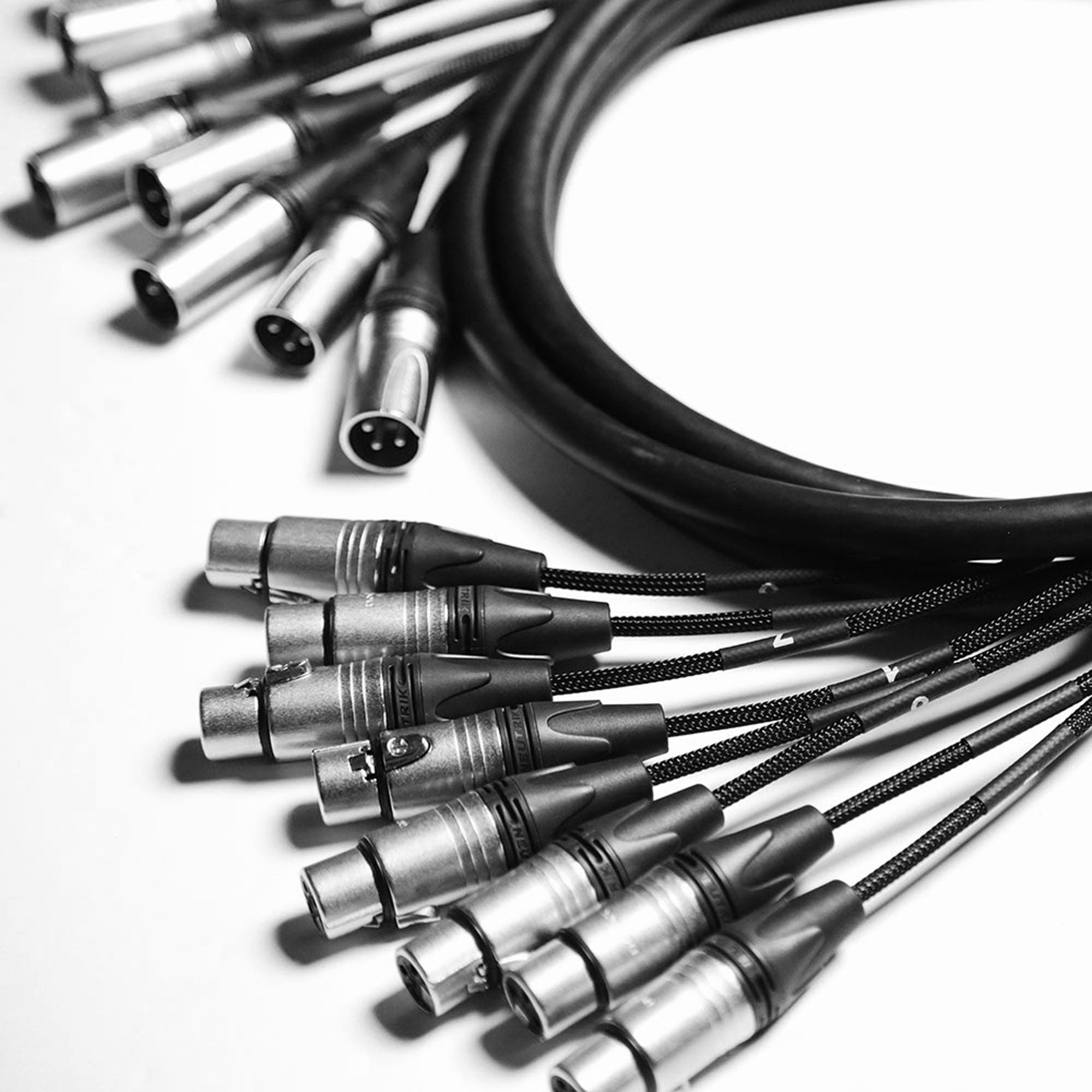Custom made to order 24-Channel Audio Snake Cables