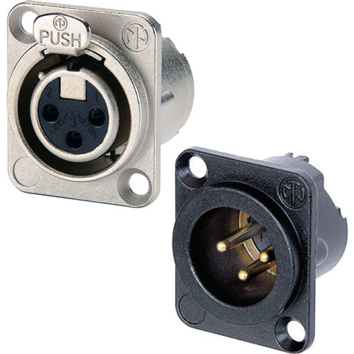 3-Pin XLR Chassis / Panel Connectors
