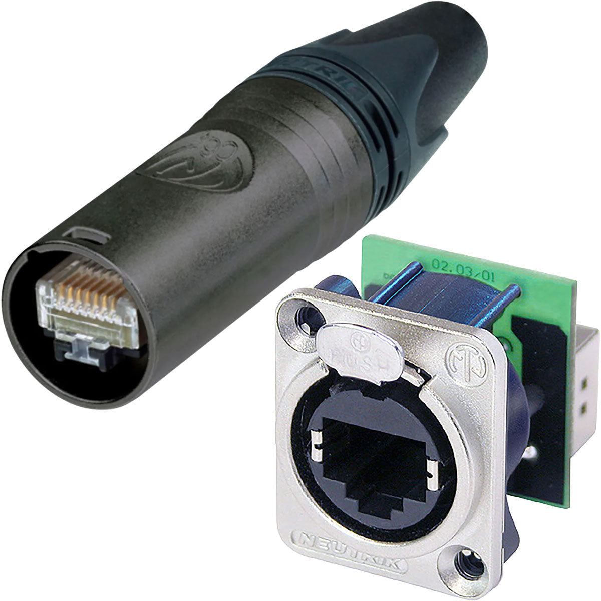 RJ45 Ethernet Connectors Collection Image