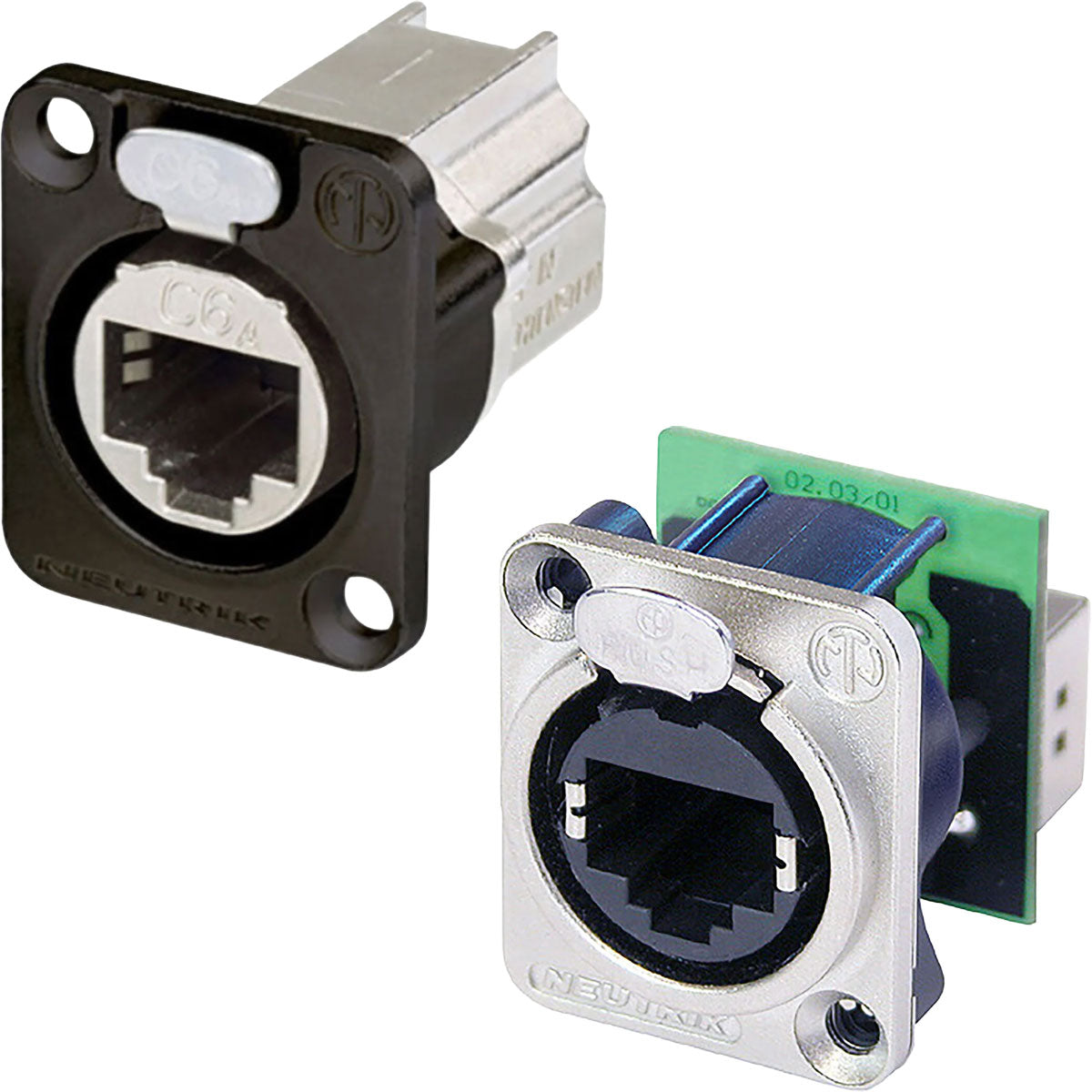 RJ45 Ethernet Panel Mount Connectors Collection Image