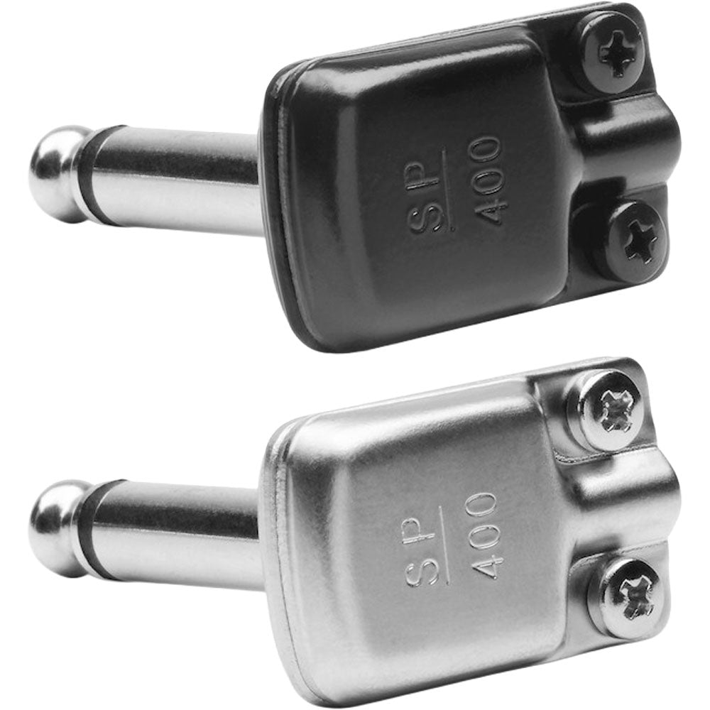 SquarePlug Right-Angle TS Mono 1/4-inch Connectors