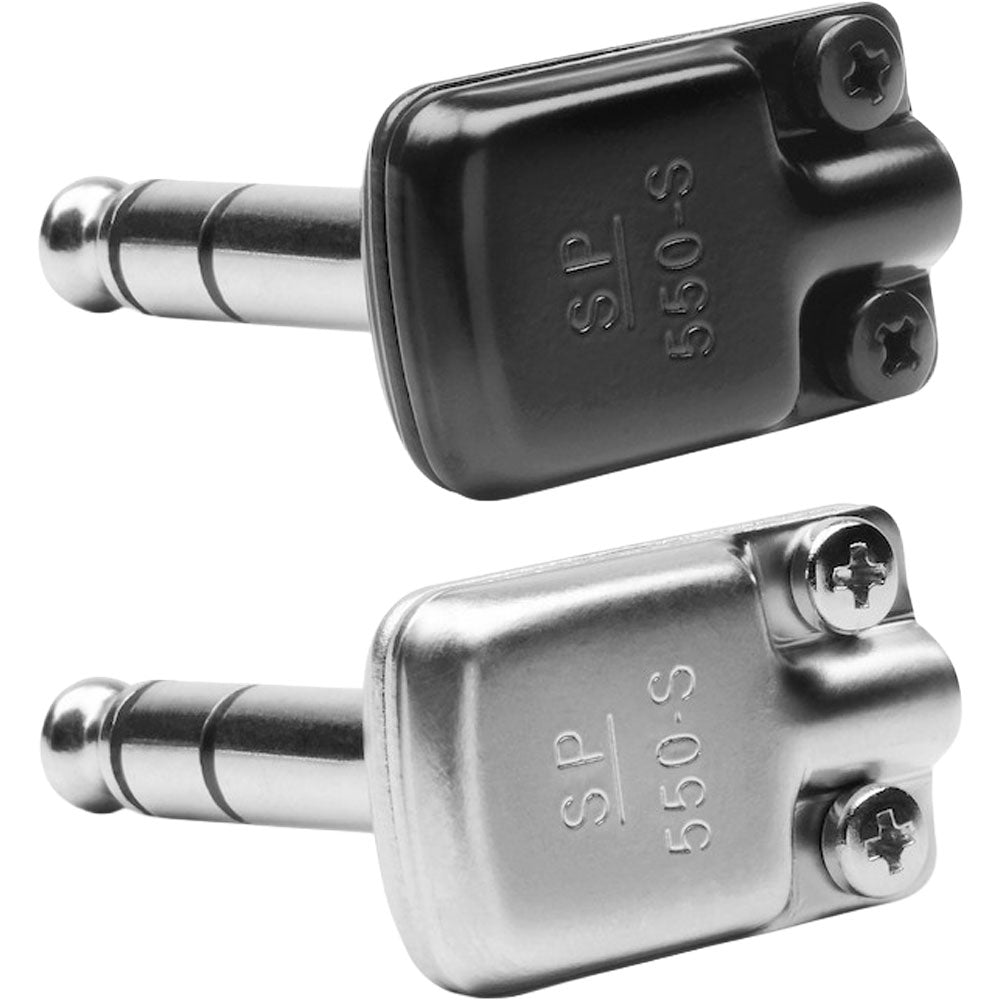 SquarePlug Right-Angle TRS Stereo 1/4-inch Connectors