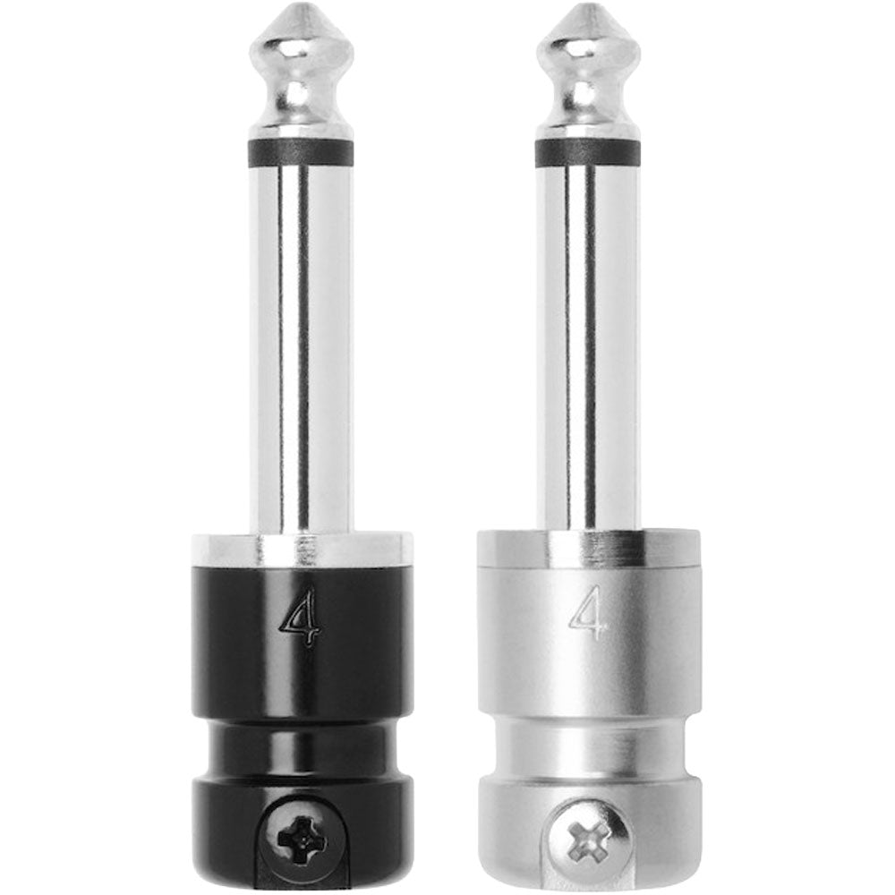 SquarePlug Straight TS Mono 1/4-inch Connectors
