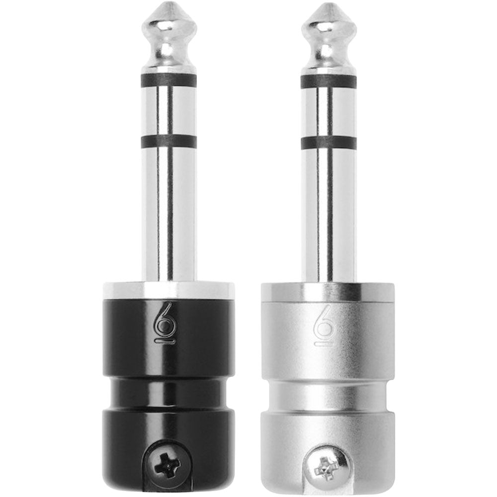SquarePlug Straight TRS Stereo 1/4-inch Connectors