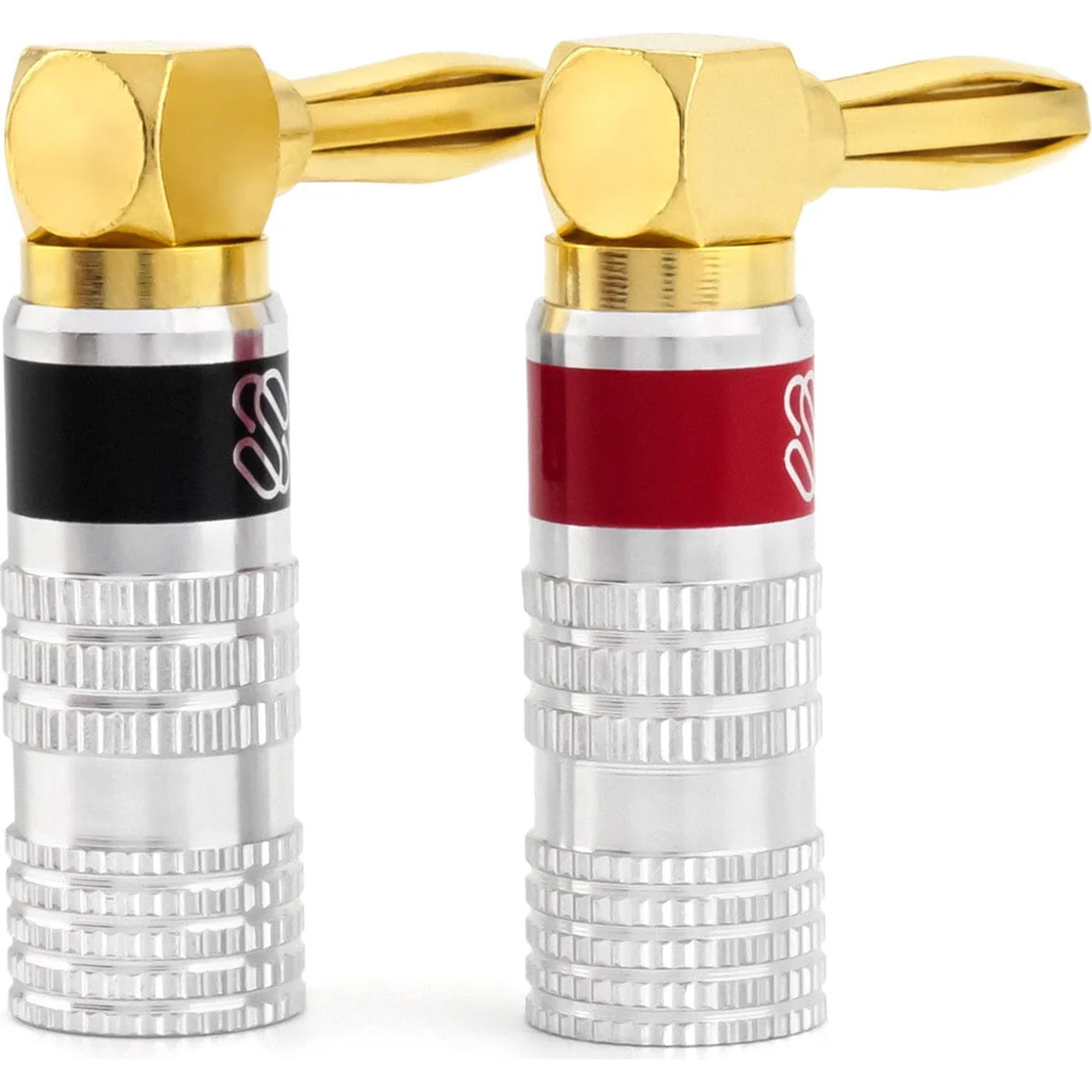 Sewell Silverback Right Angle Banana Plugs