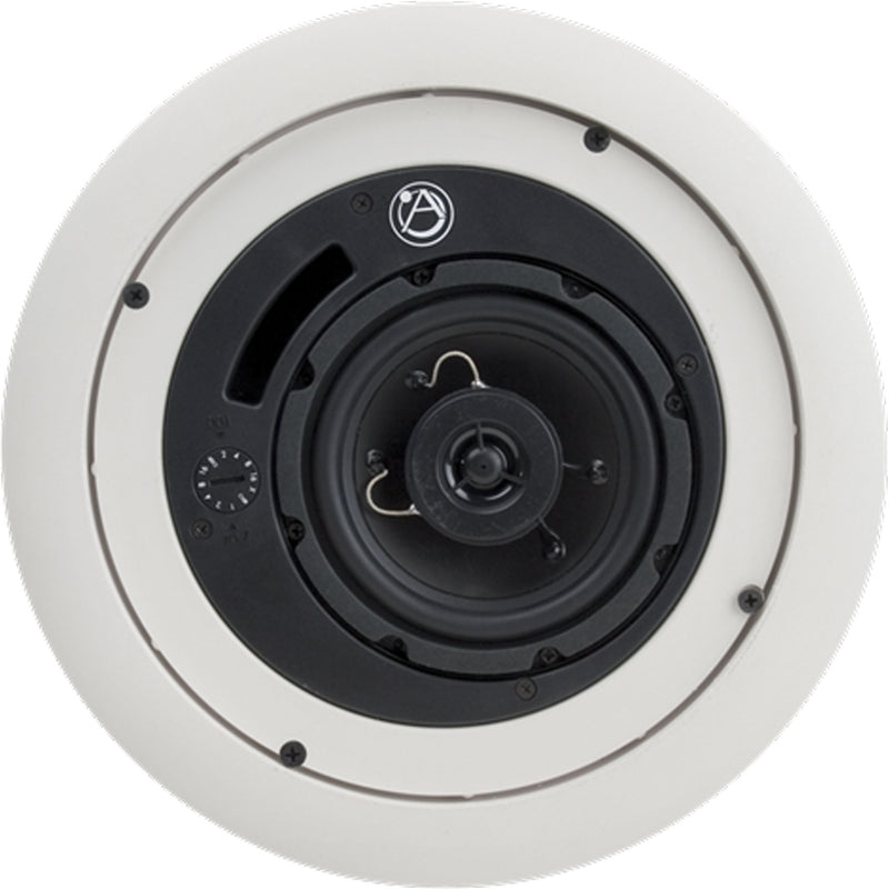 AtlasIED FAP42TC-UL2043 4" Shallow Mount Coaxial In-Ceiling Speaker with 16W 70/100V Transformer