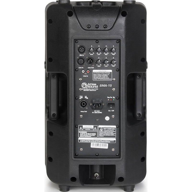 AtlasIED SMA-15 15" 2-Way Powered Portable Speaker