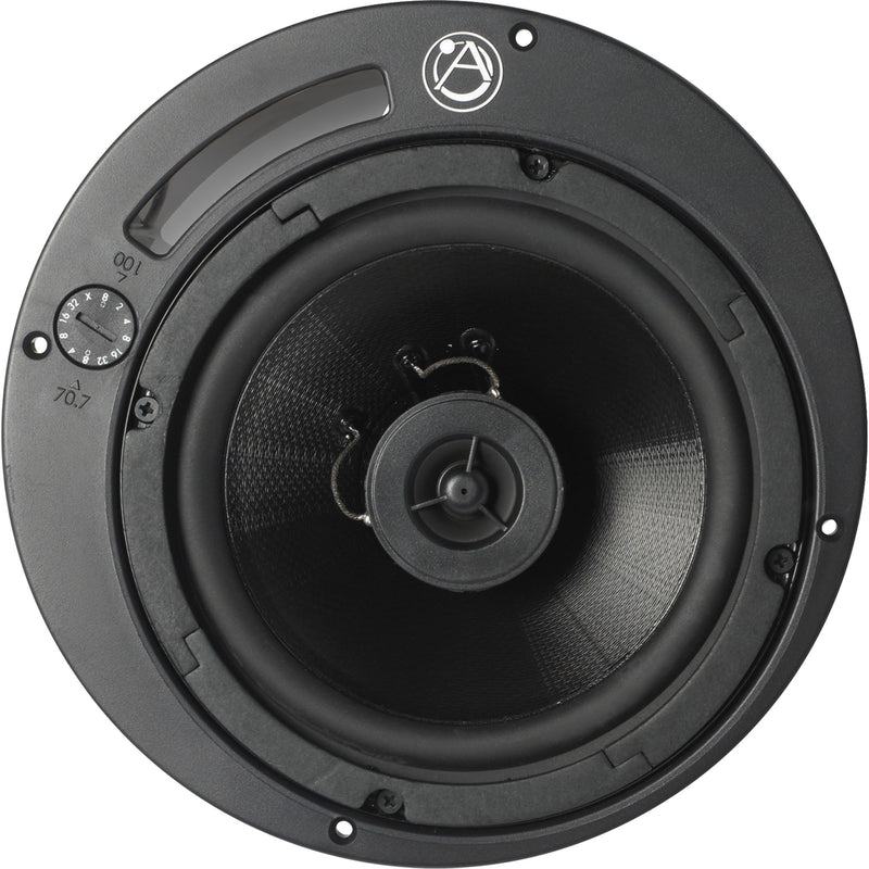 AtlasIED FA62T-8MB 6" In-Ceiling Coaxial Speaker Motorboard Assembly with 32W 70/100V Transformer