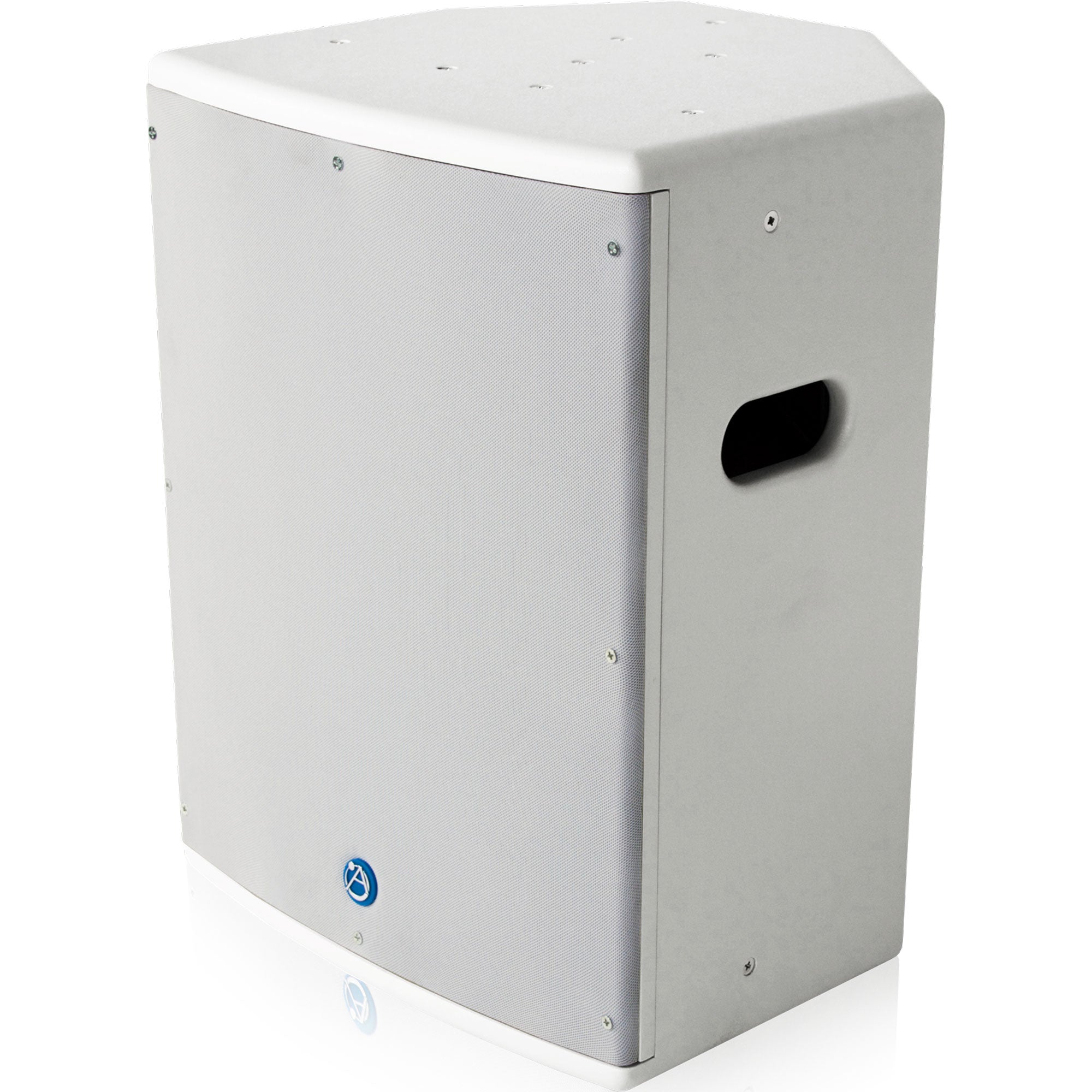 AtlasIED SM12CXT-W 12" 2-Way Coaxial Surface Mount Speaker with 60W 70V Transformer (White)