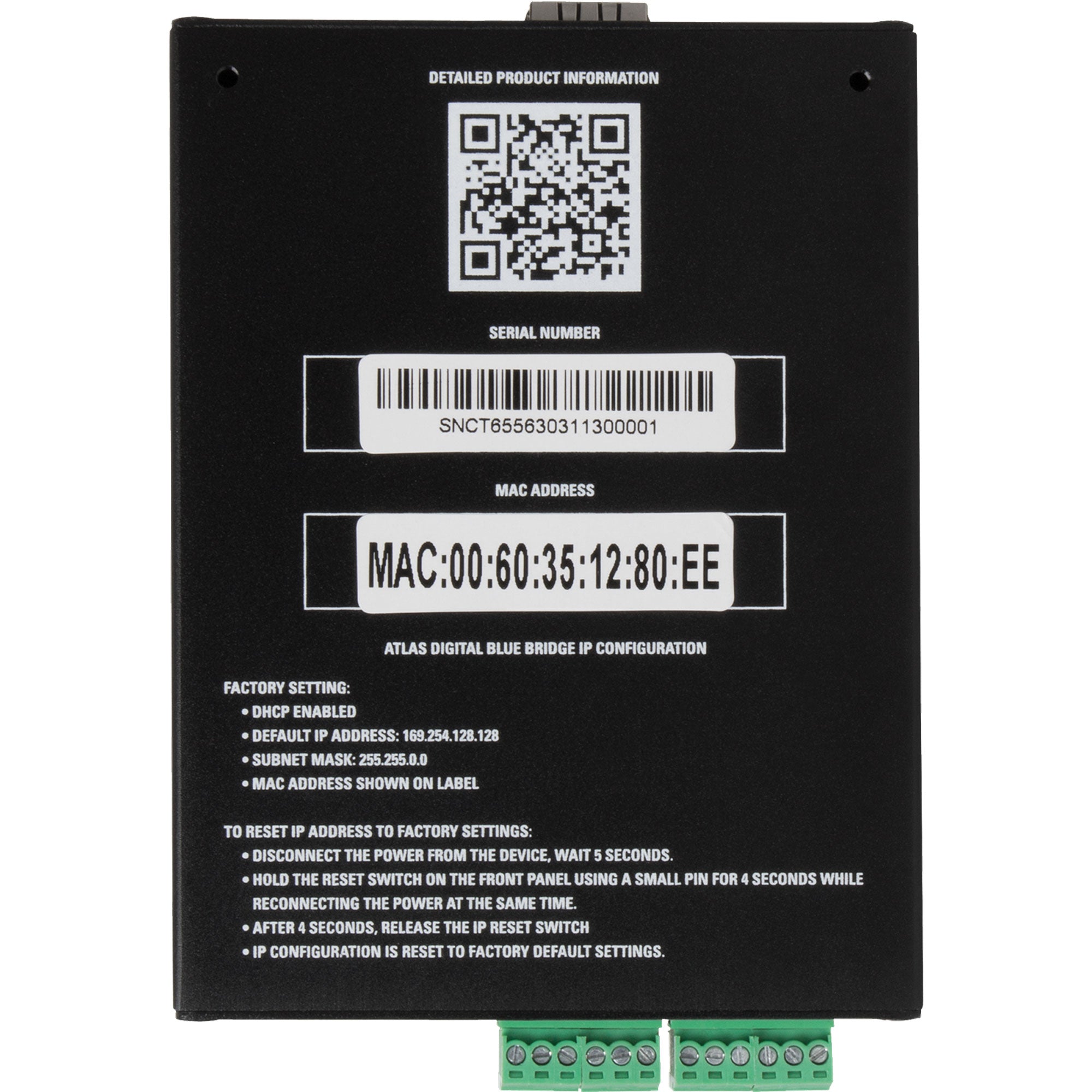 AtlasIED TSD-BB22 2 Input x 2 Output Networkable DSP Device