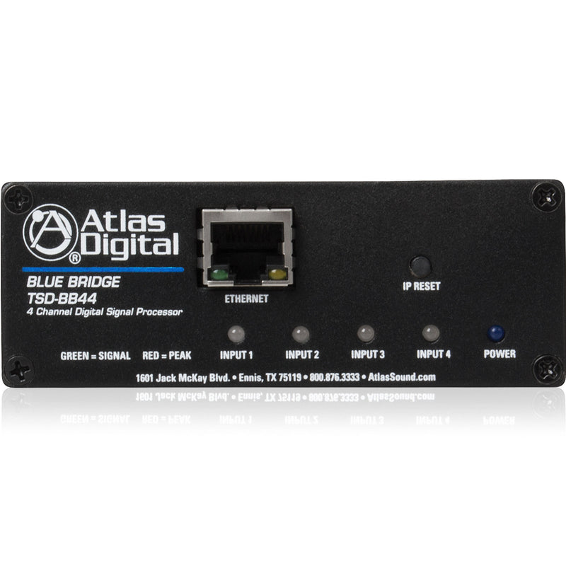 AtlasIED TSD-BB44 4 Input x 4 Output Networkable DSP Device