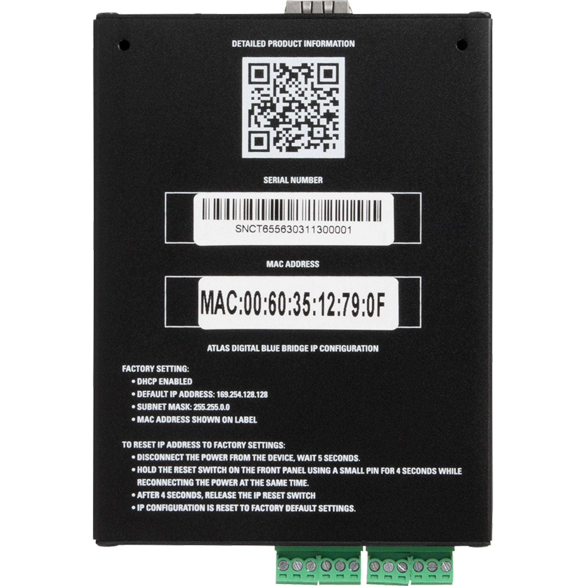 AtlasIED TSD-BB44 4 Input x 4 Output Networkable DSP Device
