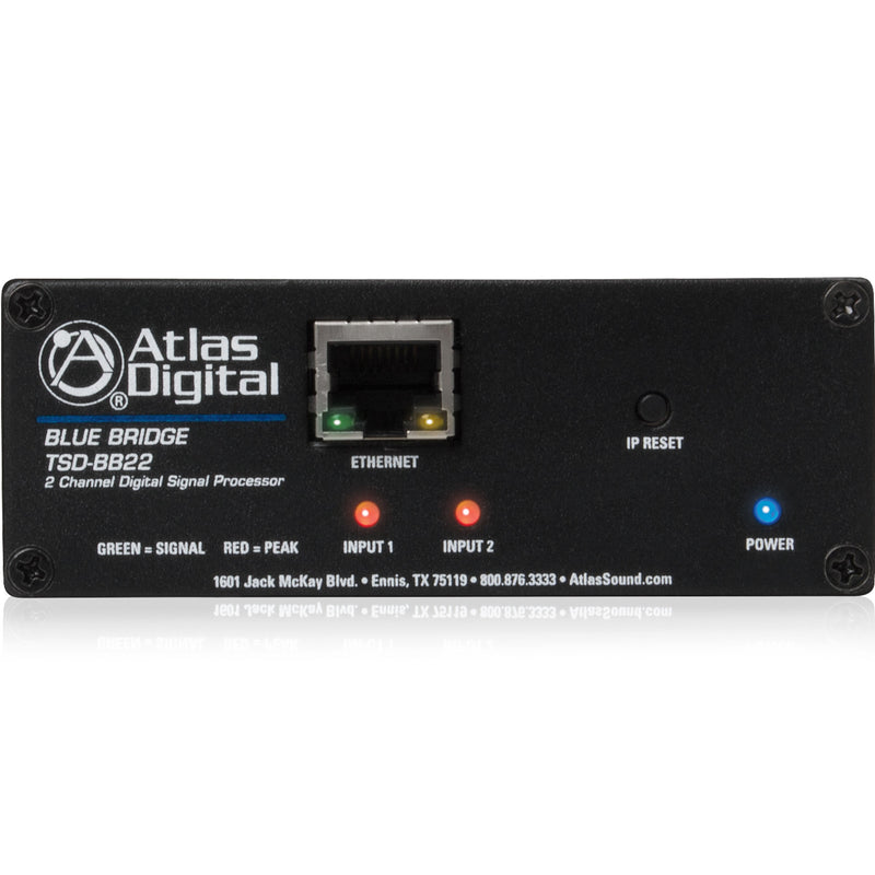 AtlasIED TSD-BB22 2 Input x 2 Output Networkable DSP Device
