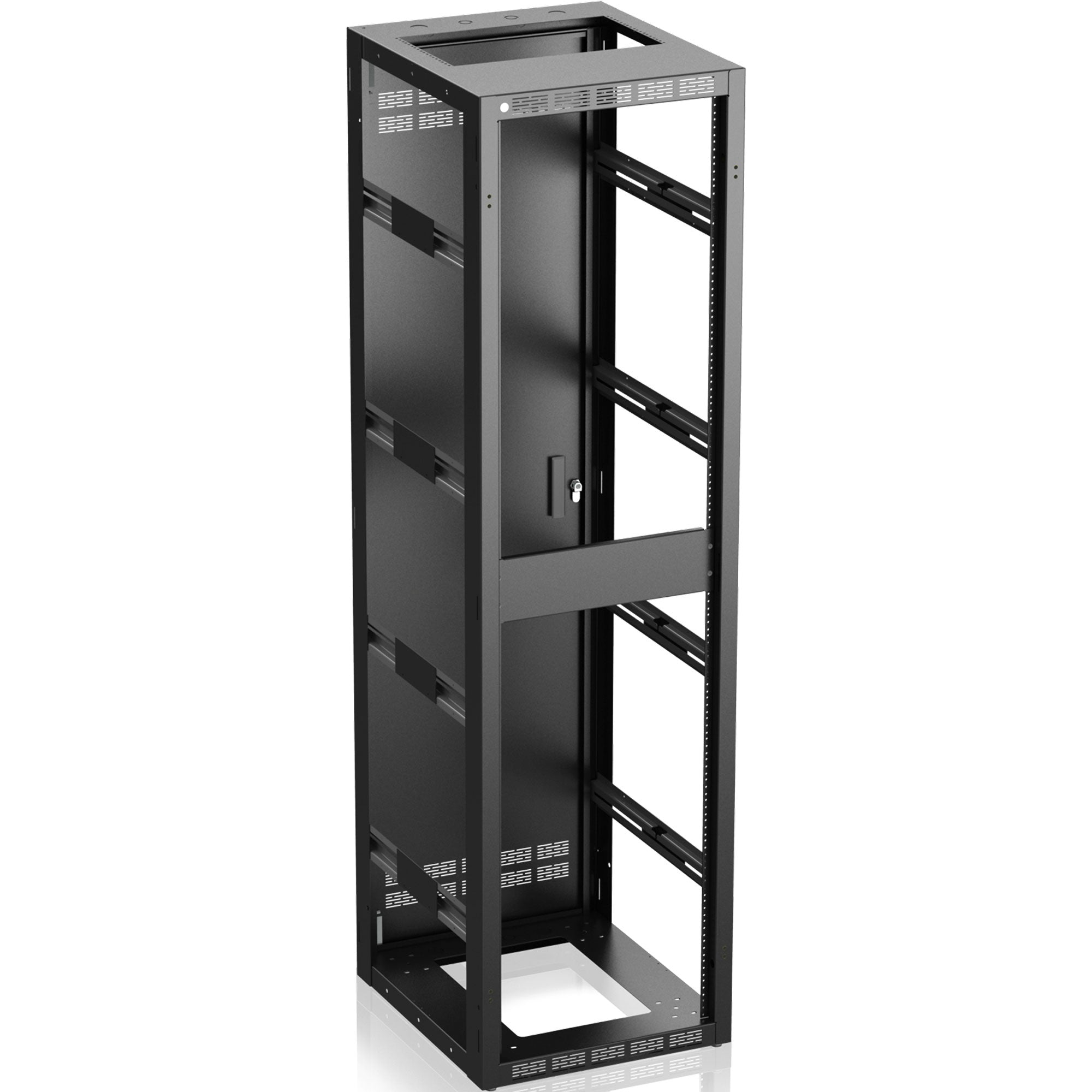 AtlasIED 544-25-MPRD Stand Alone or Gangable Rack (44RU, 25" Deep, Perforated Rear Door) Image 1