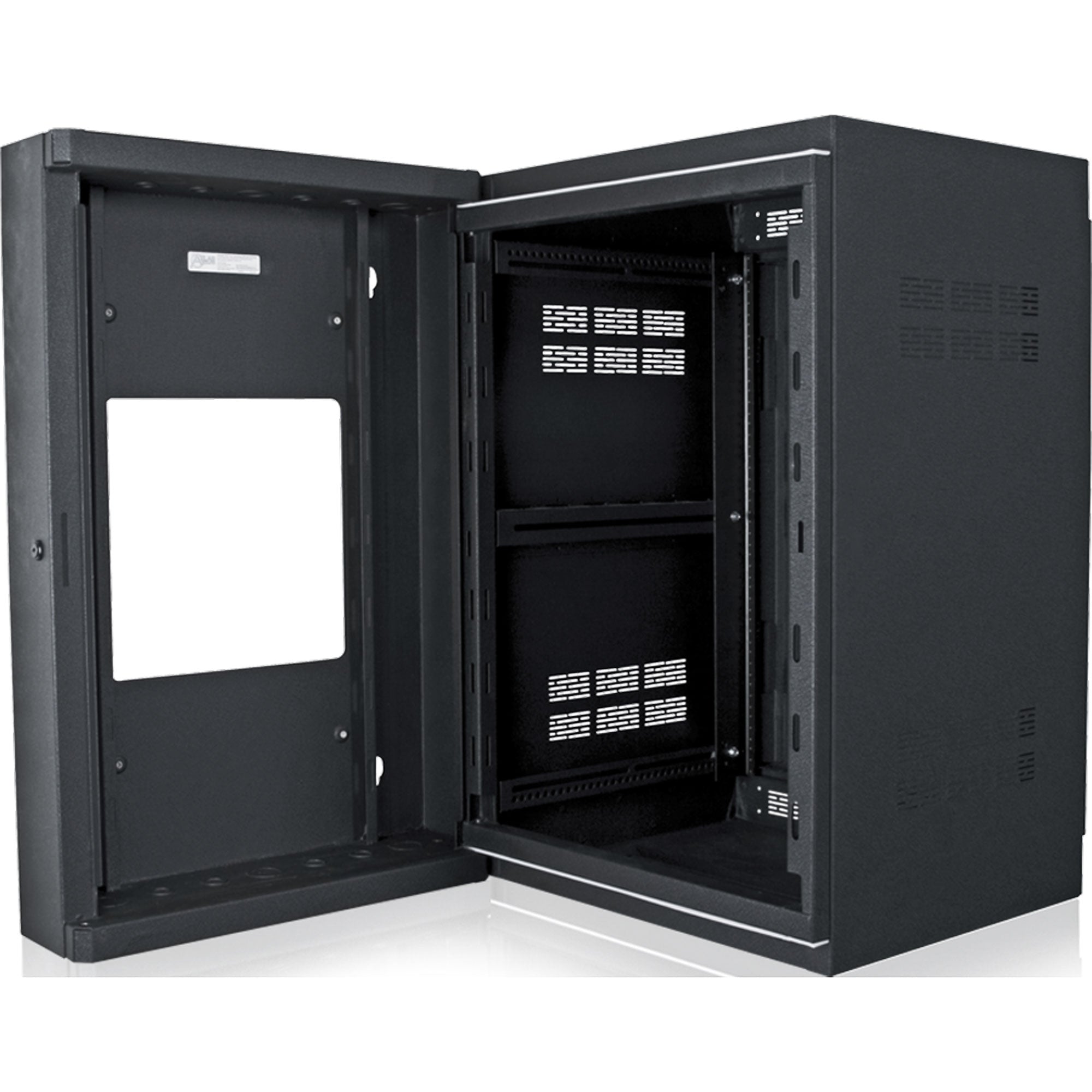 AtlasIED WMA16-23 High Strength Wall Rack with Adjustable Rails (16RU, 23.5" Deep)