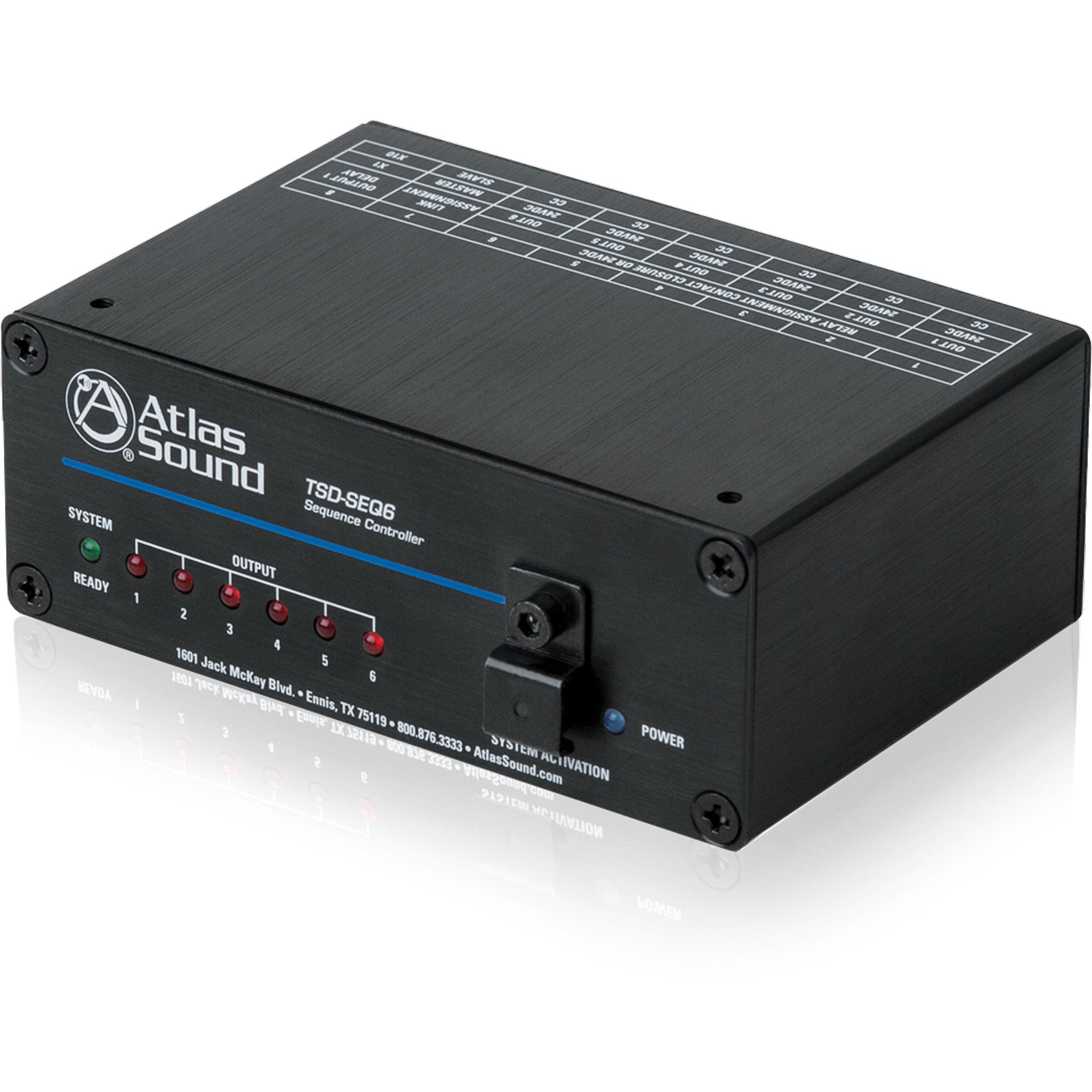 AtlasIED TSD-SEQ6 AC Sequence Controller