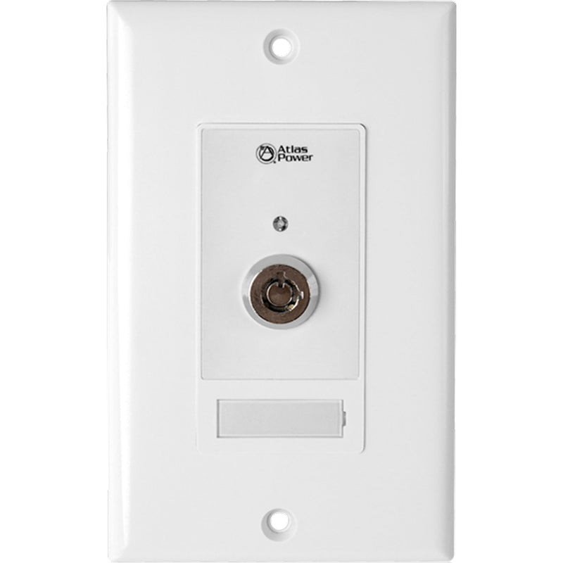 AtlasIED WPD-KSWM Wall Plate Key Switch, Momentary Contact Closure