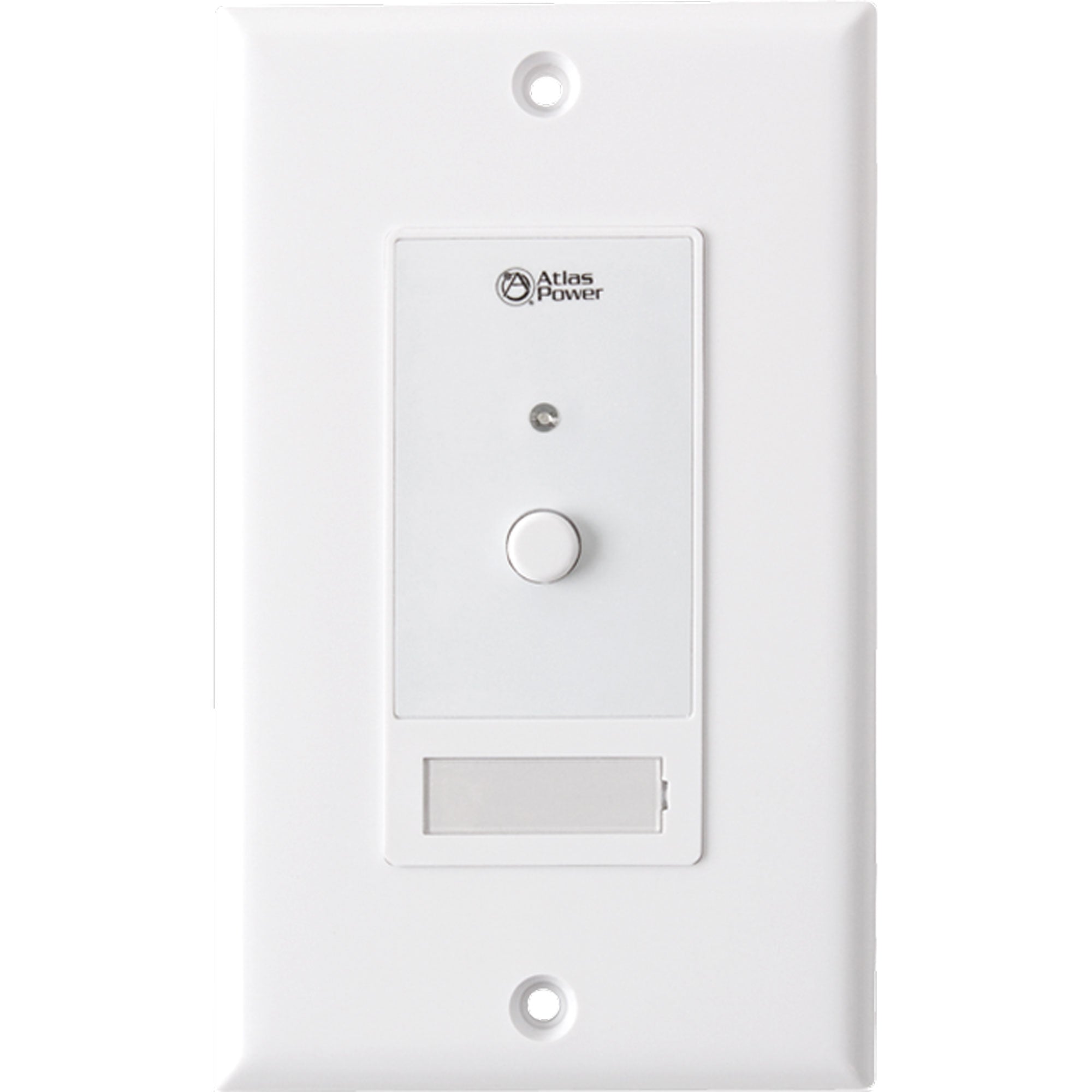 AtlasIED WPD-SWCC Wall Plate Push Button Switch, Hard Contact Closure
