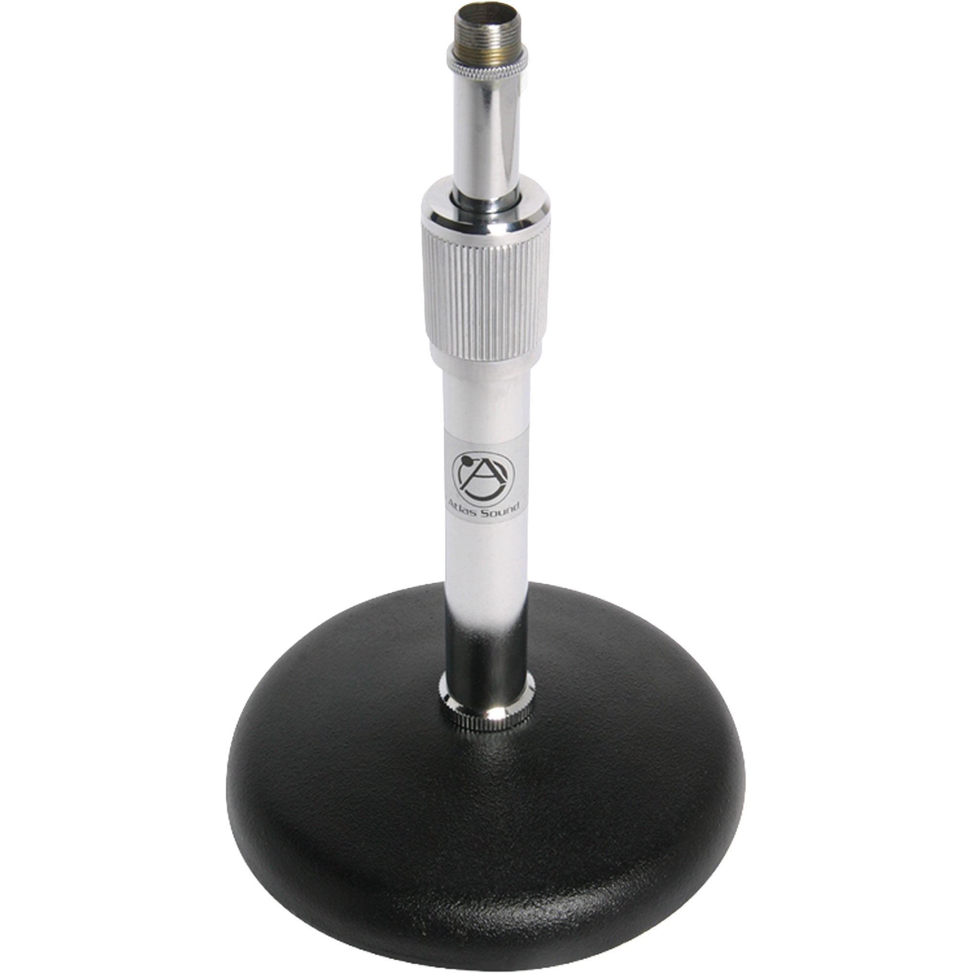 AtlasIED DS7 Adjustable Desktop Microphone Stand (Chrome)