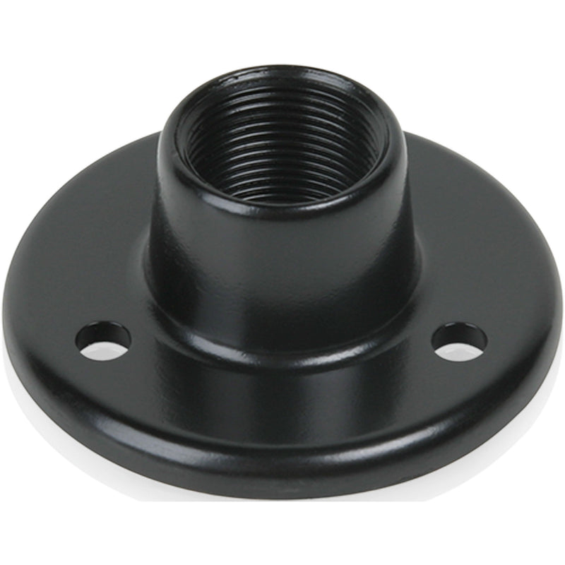 AtlasIED AD-11BE Surface Mount Female Mic Stand Flange (Black)