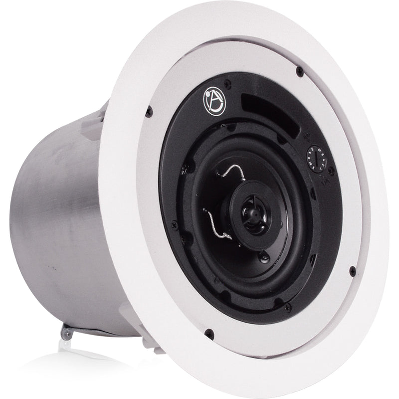 AtlasIED FAP42T-UL2043 4" Coaxial In-Ceiling Speaker with 16-Watt 70/100V Transformer