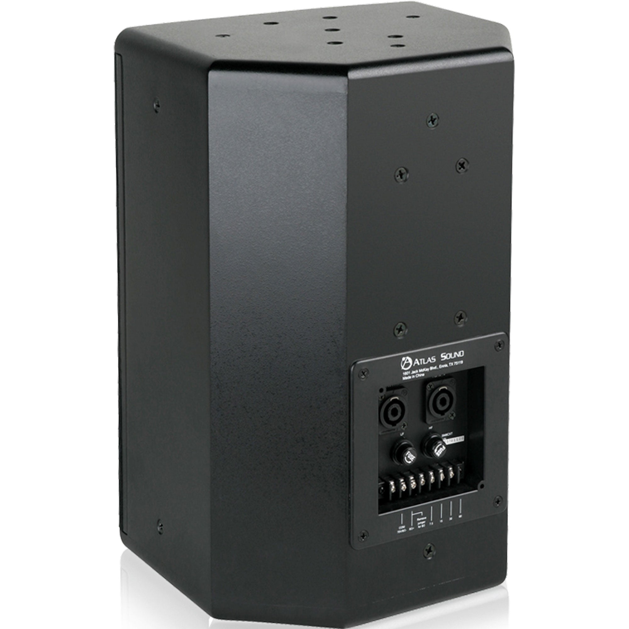 AtlasIED SM8SUB70-B 8" Surface Mount Subwoofer with 60-Watt 70V/100V Transformer (Black)