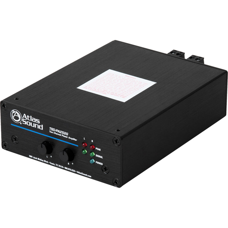 AtlasIED TSD-PA252G 25W x 2 @ 4 Ohms Two-Channel Power Amplifier