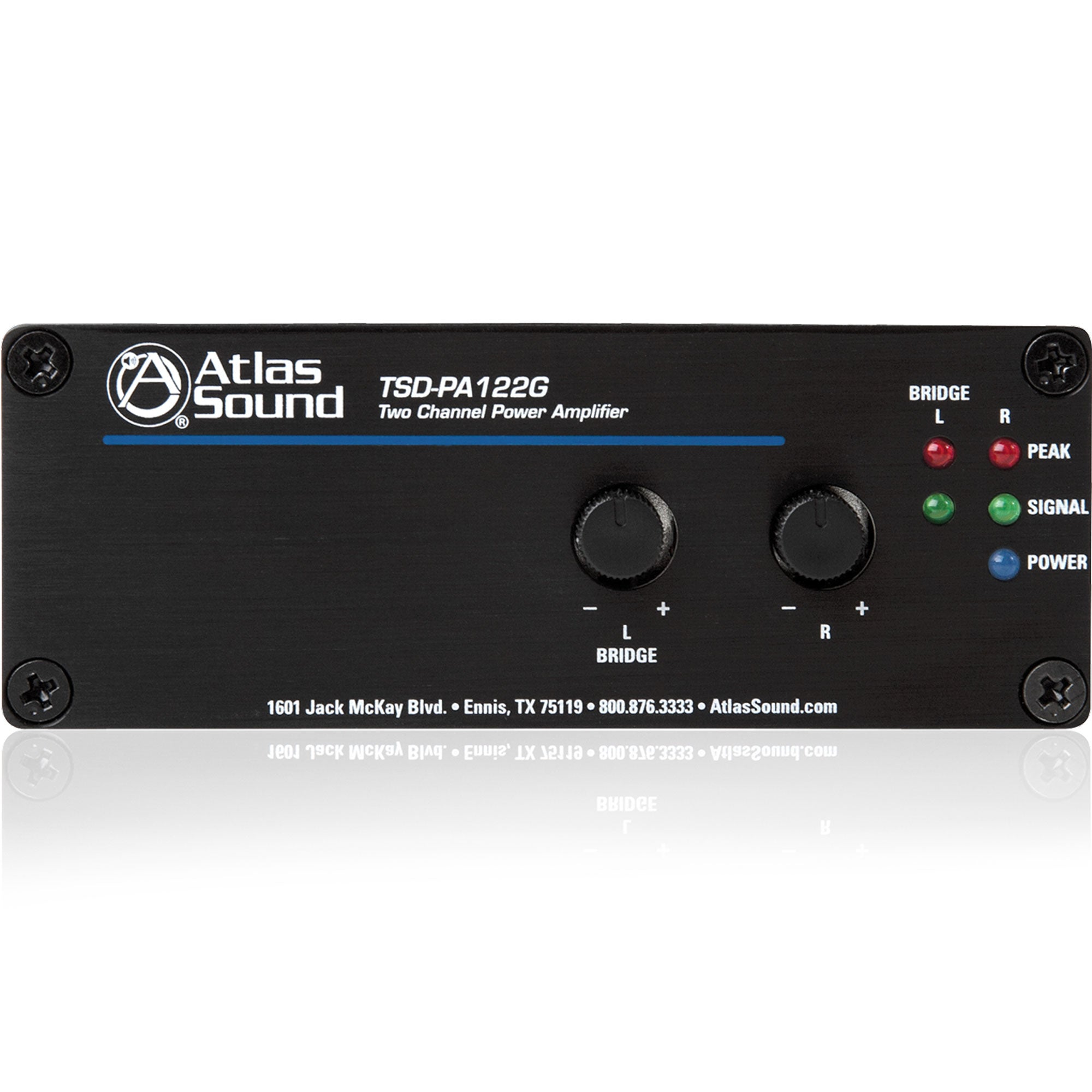 AtlasIED TSD-PA122G 12W x 2 @ 4 Ohms 2-Channel Power Amplifier