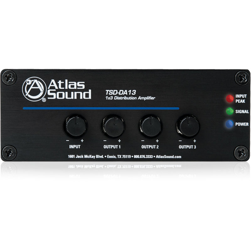 AtlasIED TSD-DA13 1 x 3 Distribution Amplifier