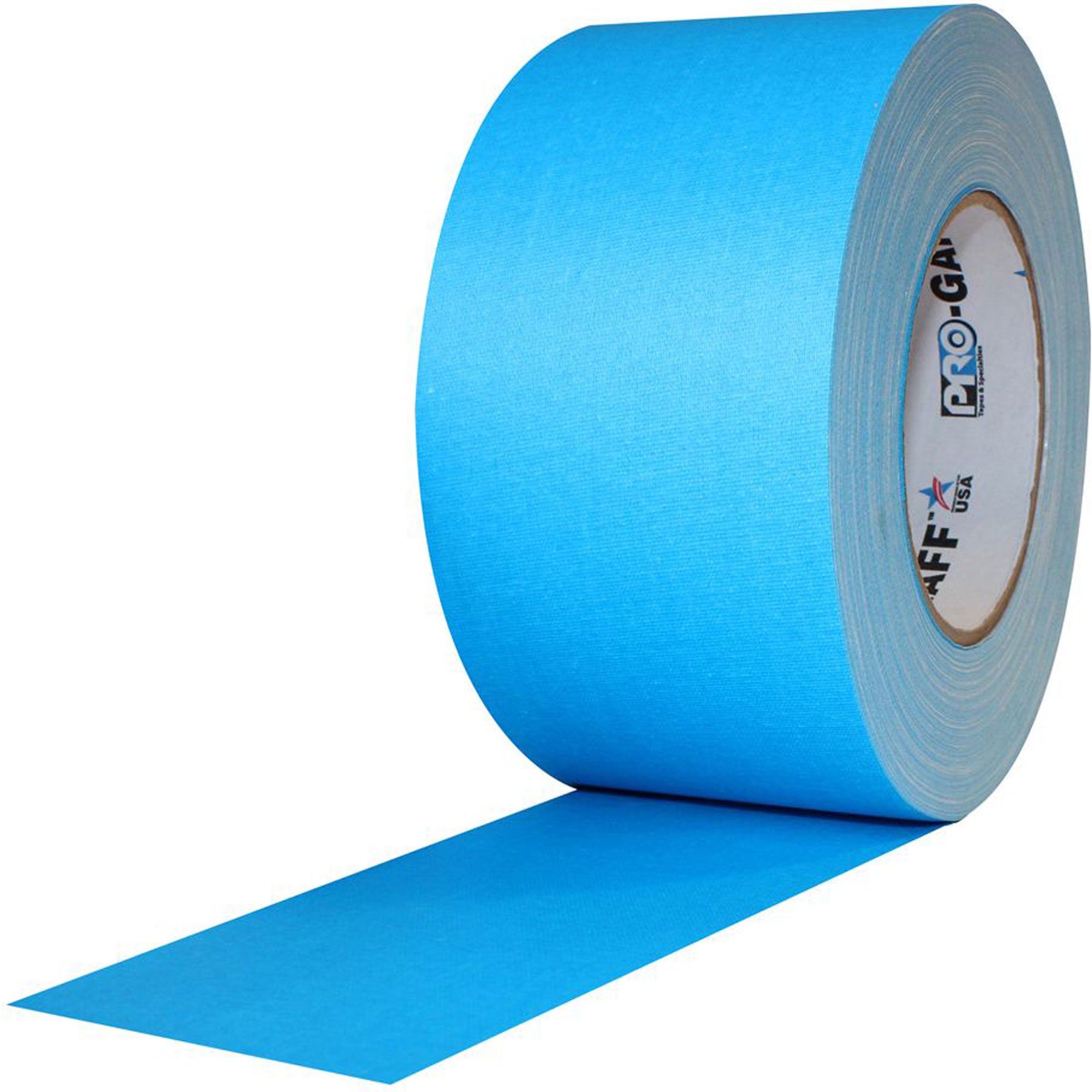 ProTapes Pro Gaff Premium Matte Cloth Gaffers Tape 3" x 50yds (Fluorescent Blue, Case of 16)
