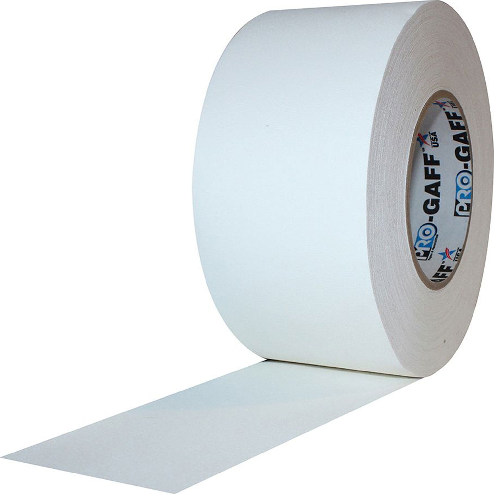 ProTapes Pro Gaff Premium Matte Cloth Gaffers Tape 3" x 55yds (White, Case of 16)