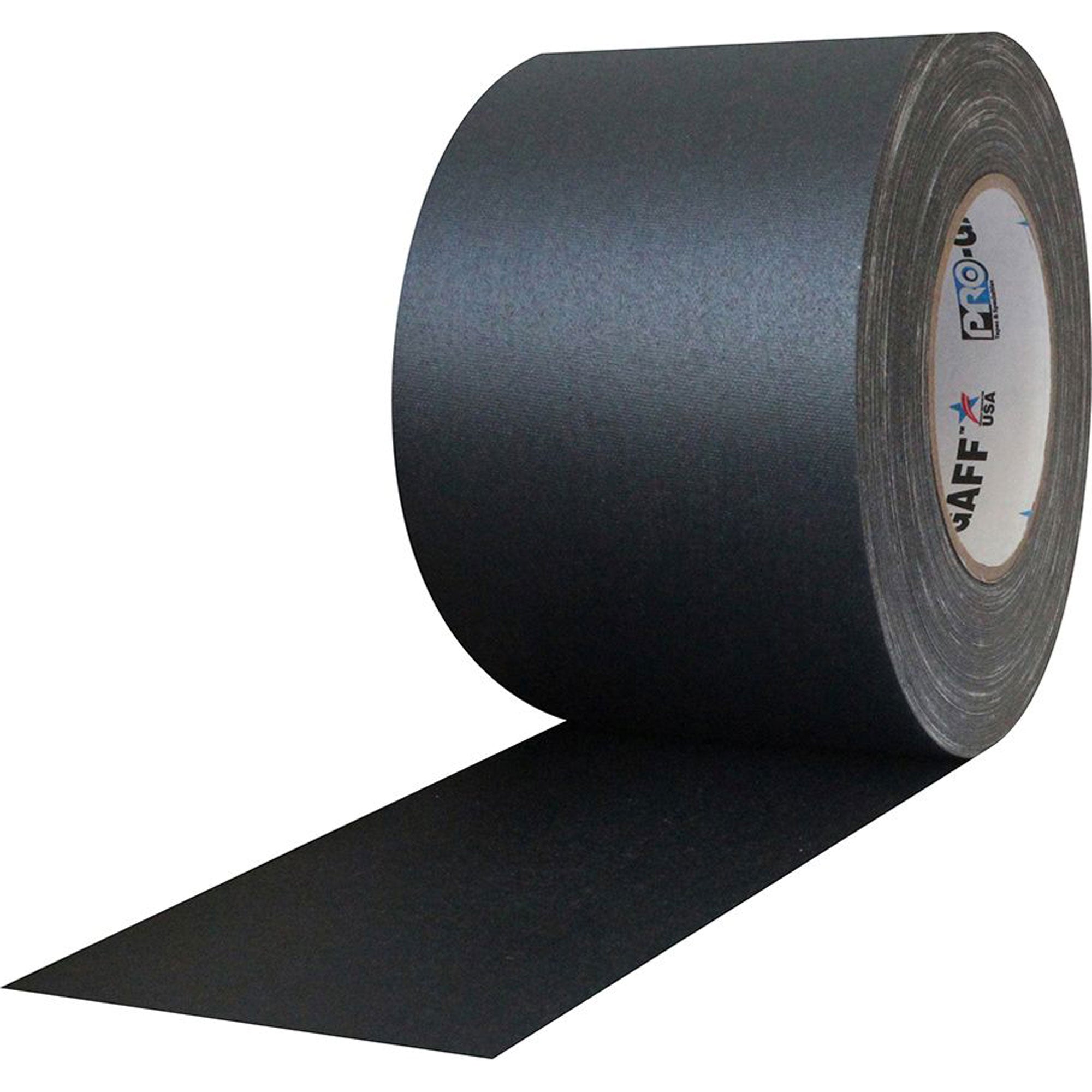 ProTapes Pro Gaff Premium Matte Cloth Gaffers Tape 4" x 55yds (Black, Case of 12)