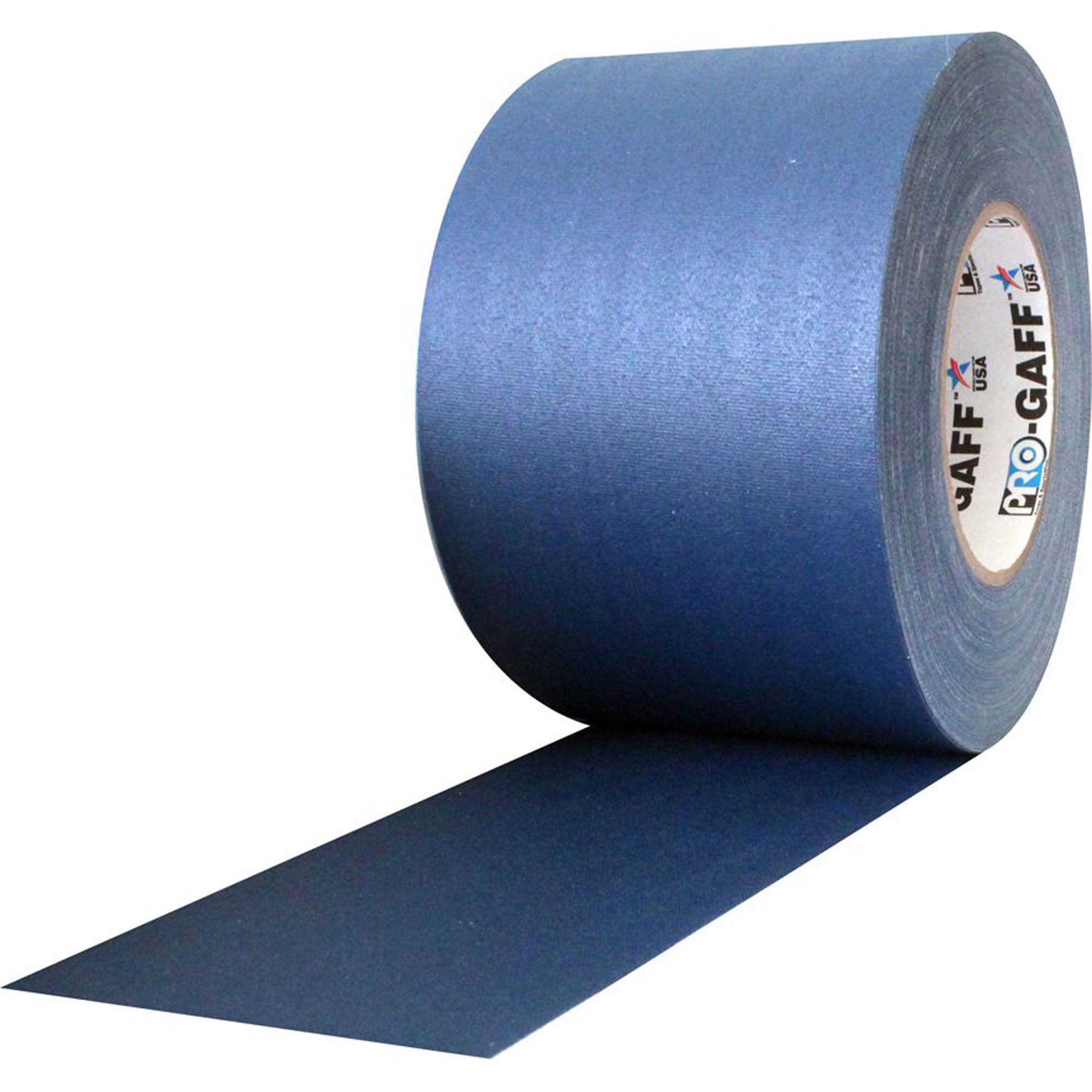 ProTapes Pro Gaff Premium Matte Cloth Gaffers Tape 4" x 55yds (Blue, Case of 12)