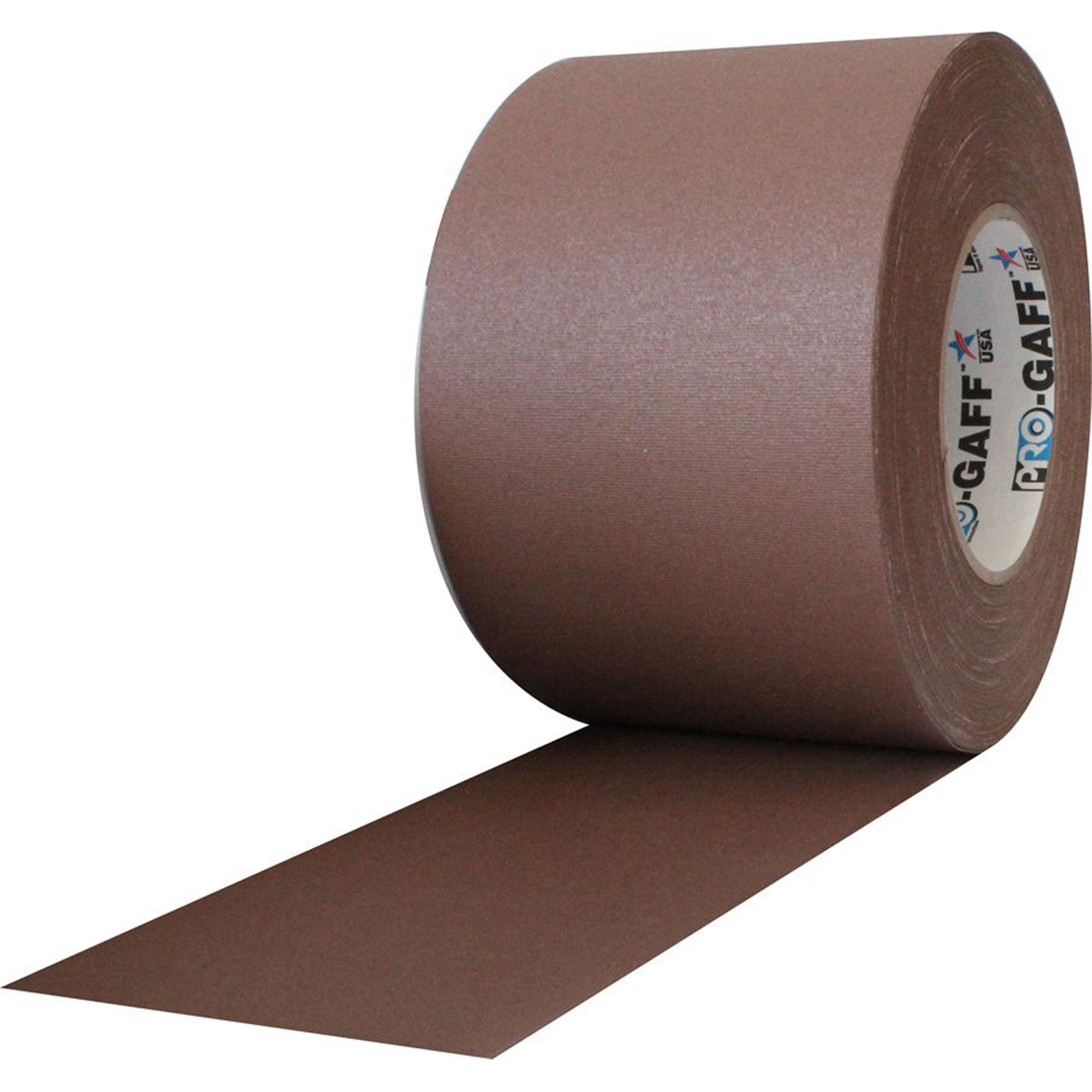 ProTapes Pro Gaff Premium Matte Cloth Gaffers Tape 4" x 55yds (Brown, Case of 12)