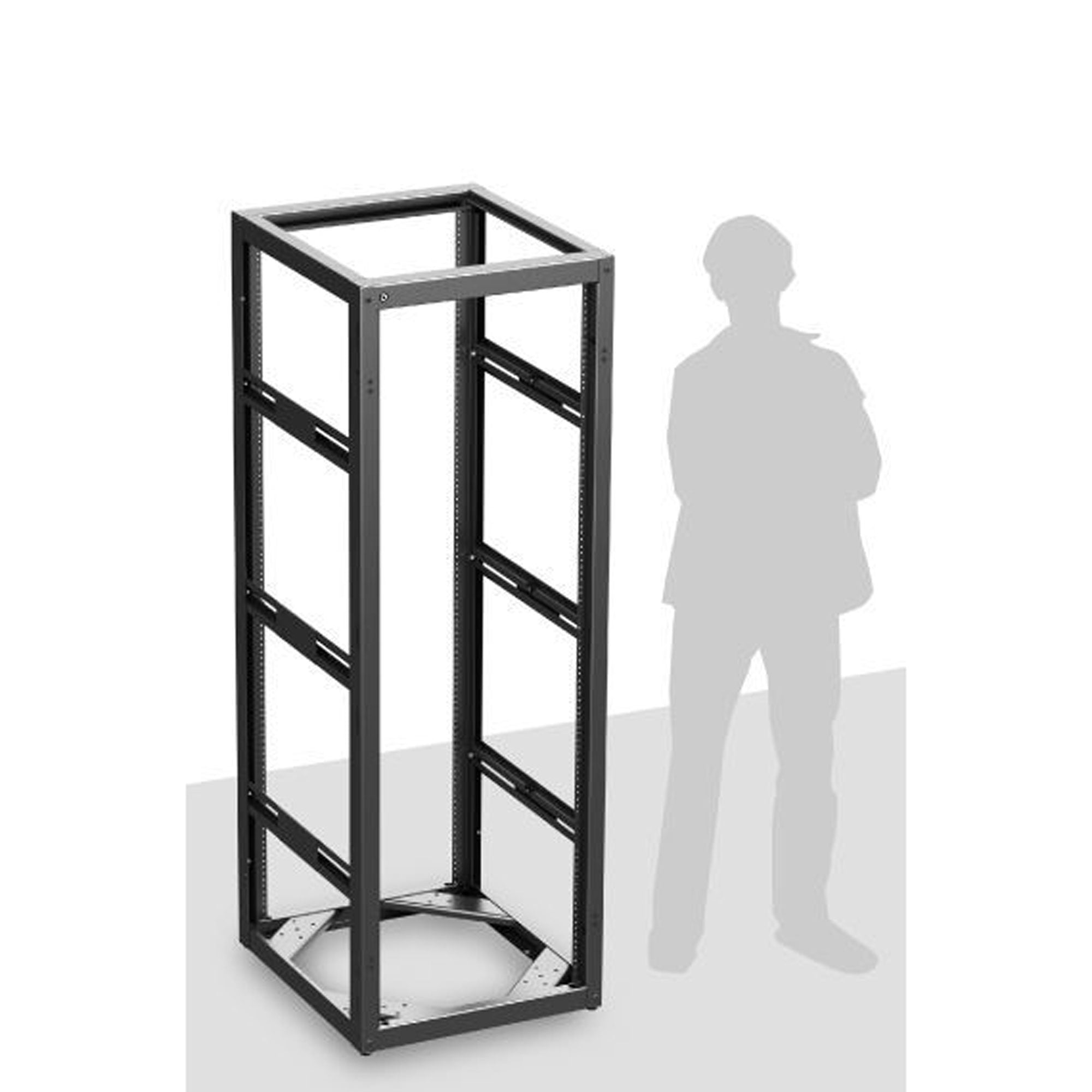 AtlasIED 735-25 Stand Alone or Gangable Rack (35RU, 25" Deep)