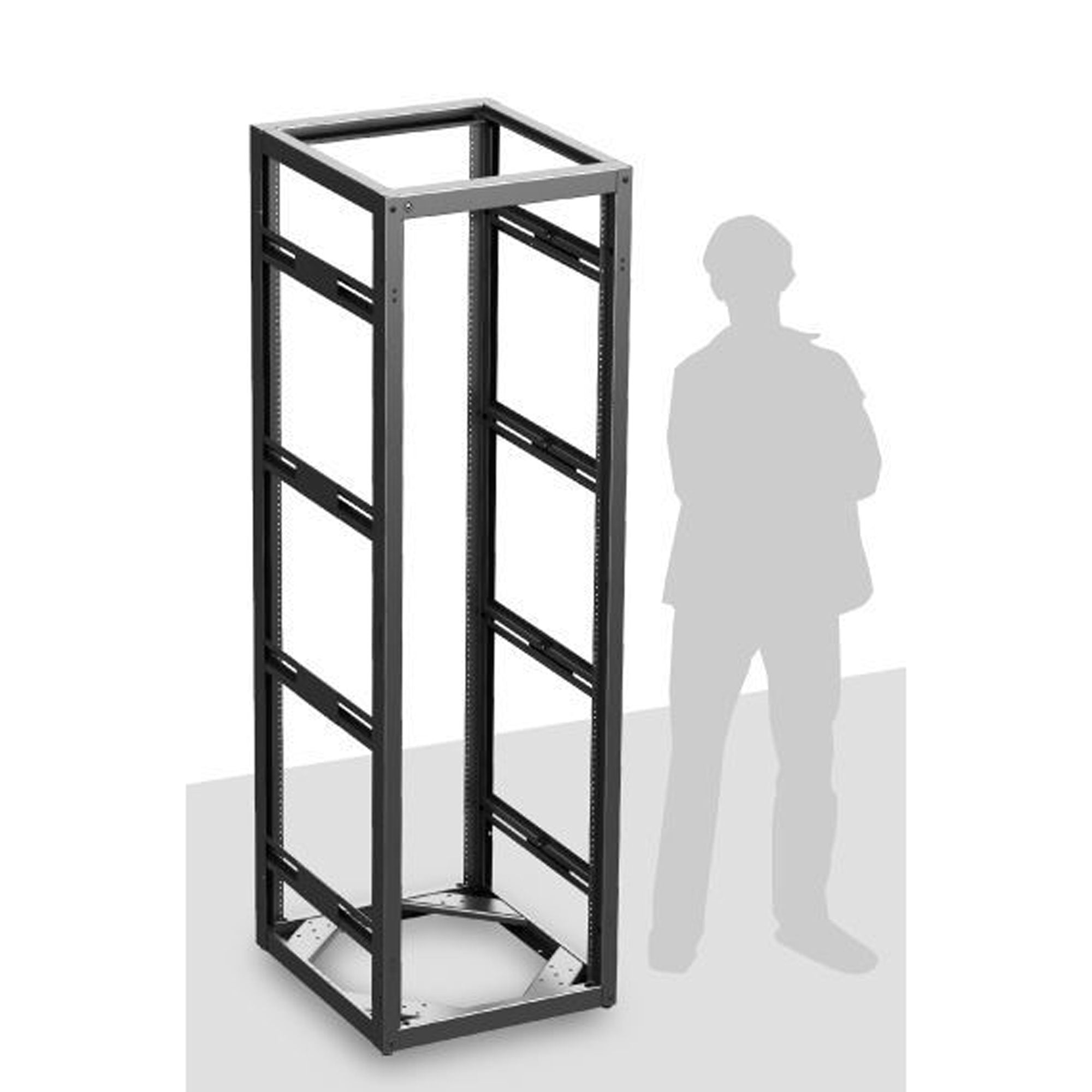 AtlasIED 740-25 Stand Alone or Gangable Rack (40RU, 25" Deep)