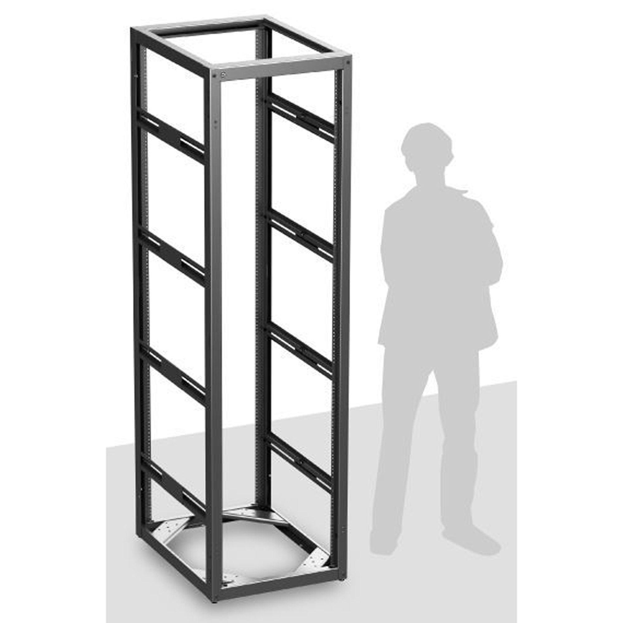 AtlasIED 744-30 Stand Alone or Gangable Rack (44RU, 30" Deep)