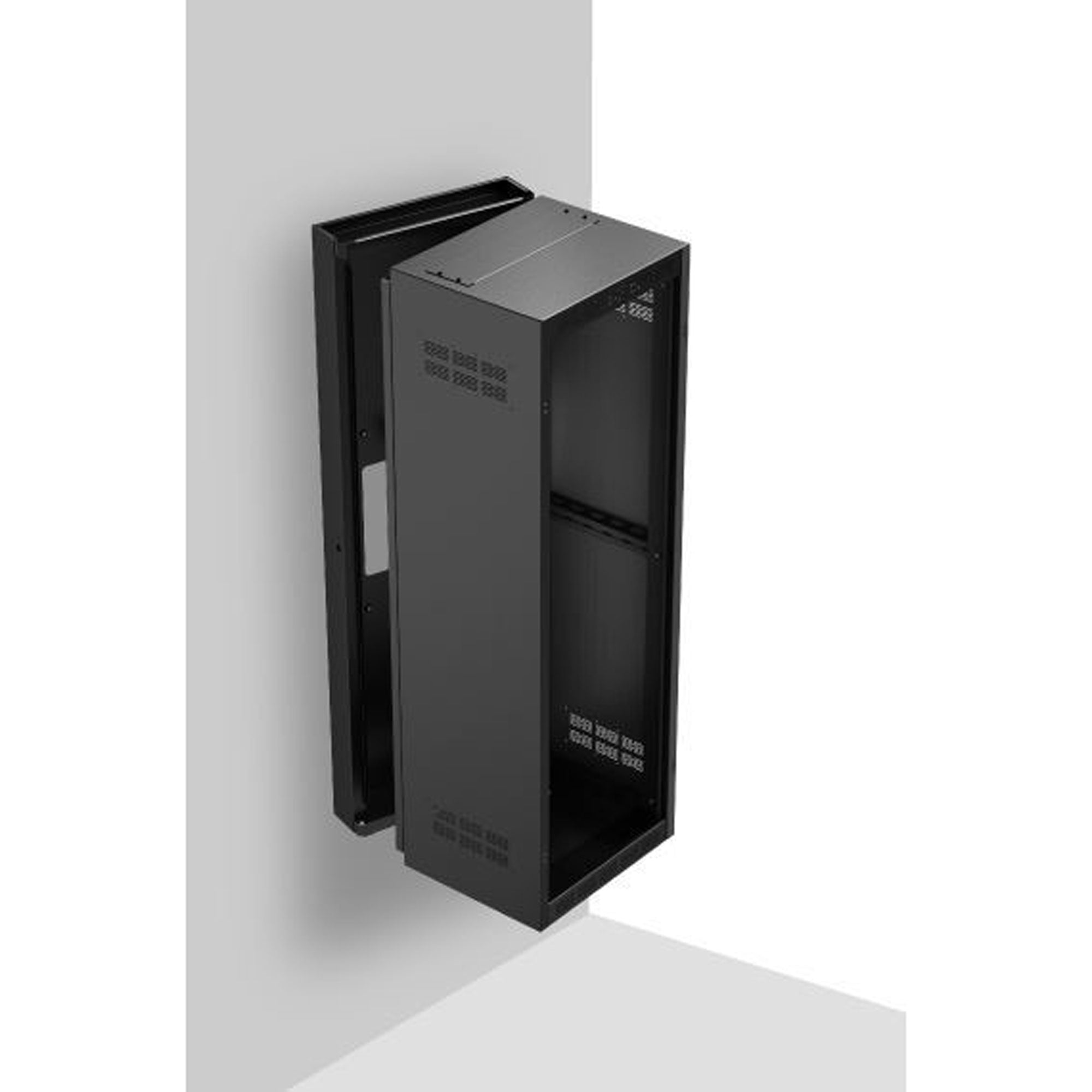 AtlasIED WMA35-23 High Strength Wall Rack with Adjustable Rails (35RU, 23.5" Deep)