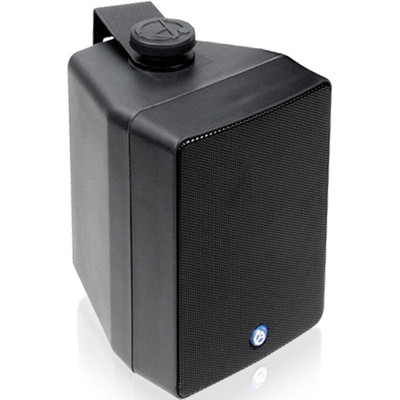 AtlasIED SM42T-B 4" 2-Way All Weather Speaker with 16-Watt 70V/100V Transformer (Black)