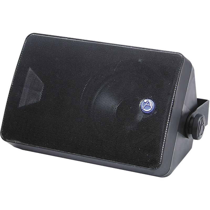 AtlasIED SM52T-B 5.25" 2-Way All Weather Speaker with 30-Watt 70V/100V Transformer (Black)