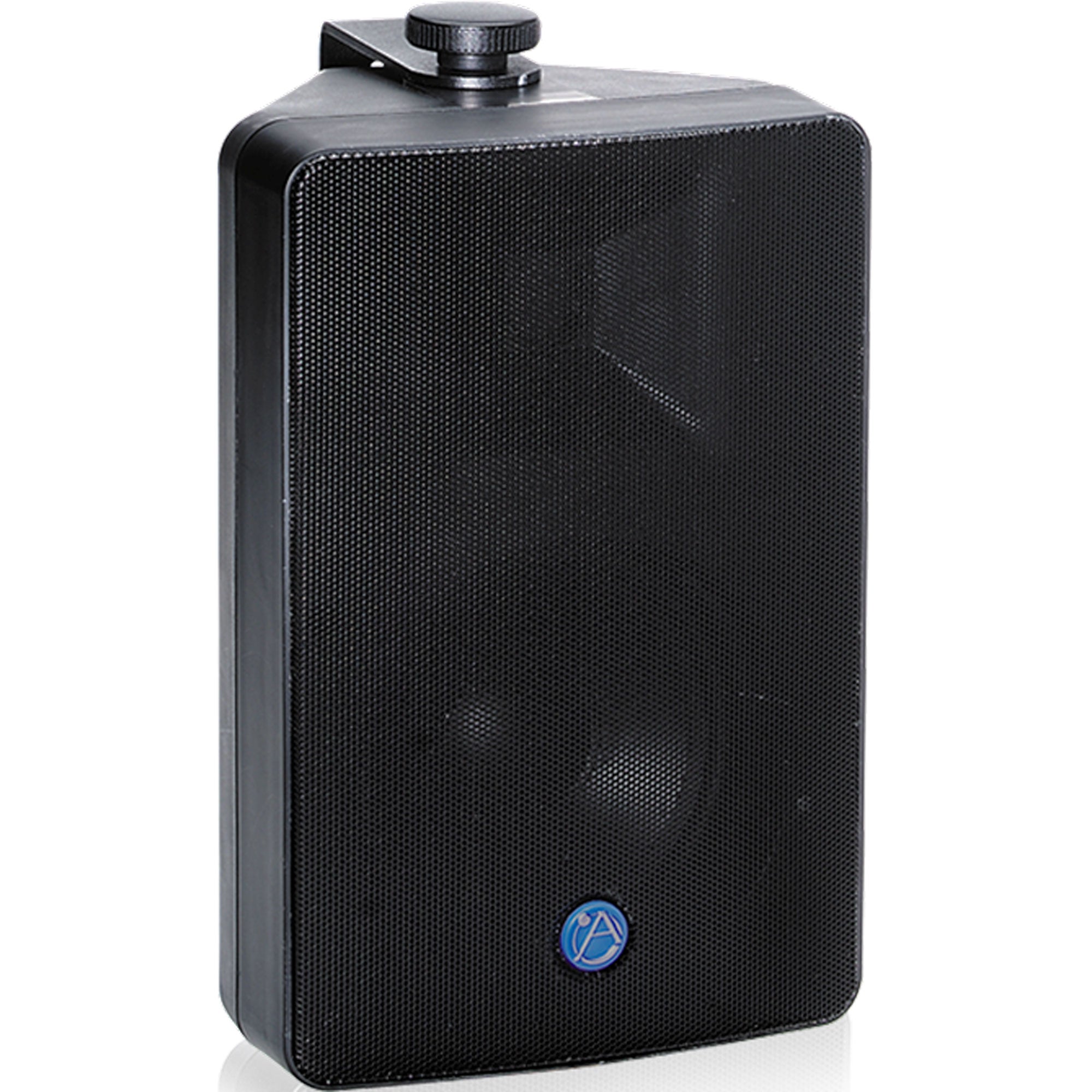 AtlasIED SM52T-B 5.25" 2-Way All Weather Speaker with 30-Watt 70V/100V Transformer (Black, Pair)