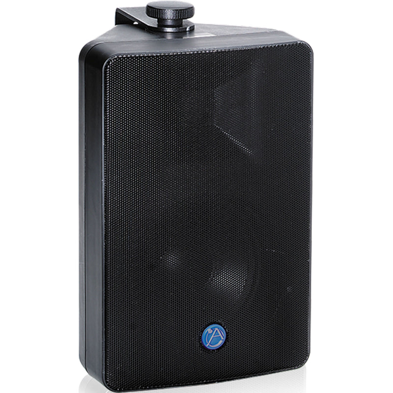 AtlasIED SM52T-B 5.25" 2-Way All Weather Speaker with 30-Watt 70V/100V Transformer (Black)