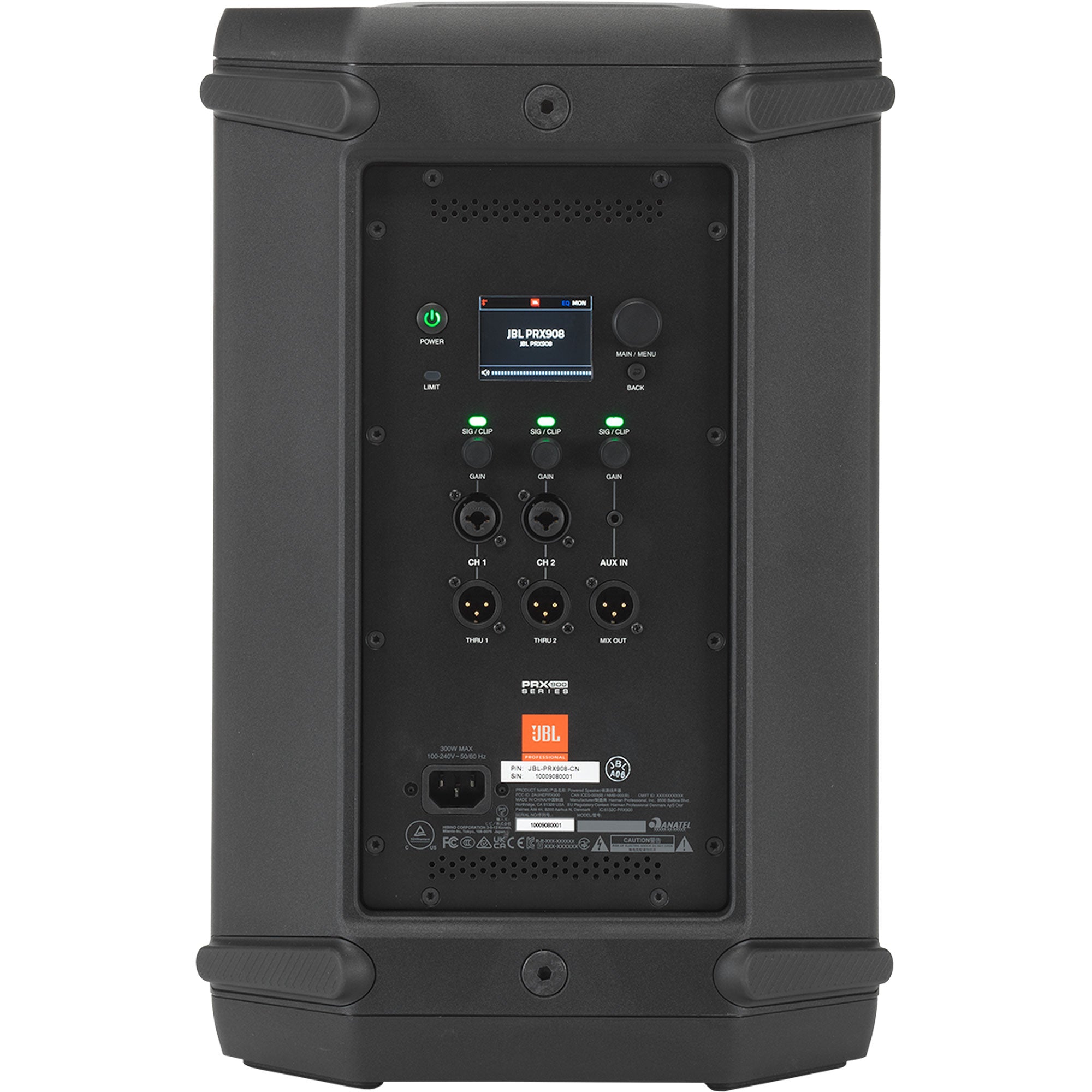 JBL PRX908 Two-Way 8" 2000W Powered PA System / Floor Monitor with Bluetooth Control
